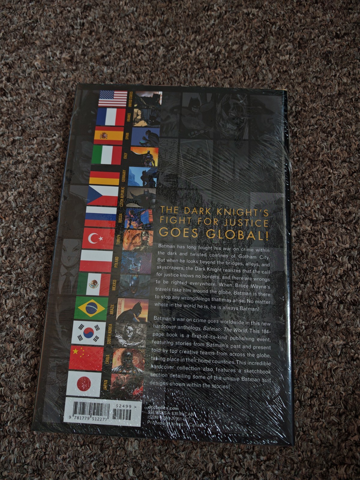 BATMAN THE WORLD HARDCOVER (176 Pages) New Hardback