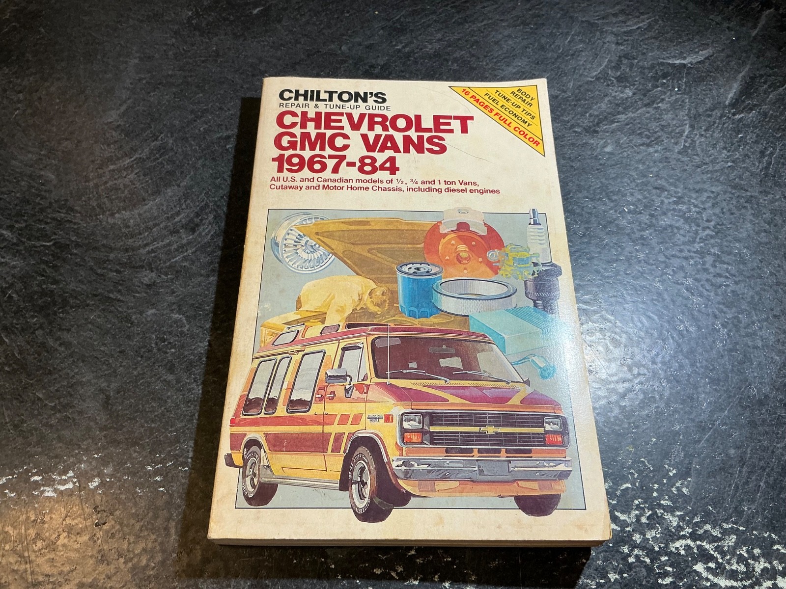 1967-1984 Chevrolet GMC Vans Shop Manual G10-G30 G1500 G2500 G3500 Rally Vandura