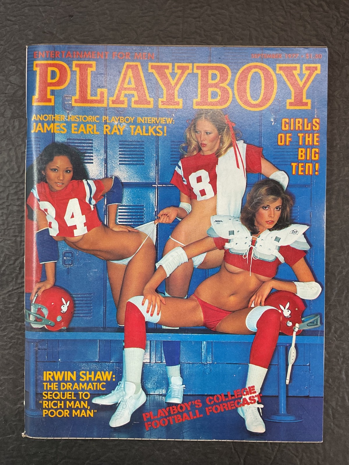 Playboy Magazine September 1977 College Girls of the Big Ten Centerfold Solid