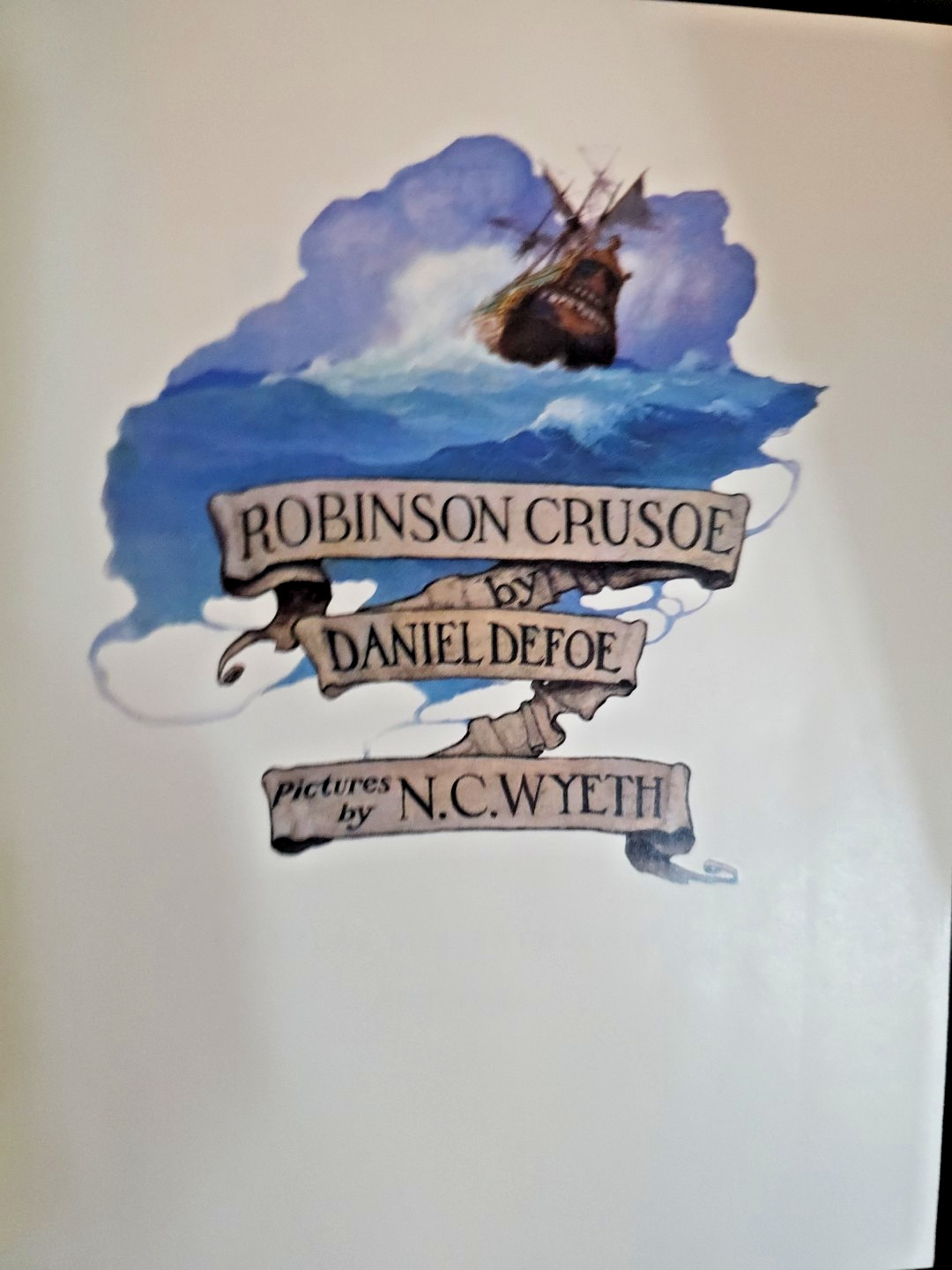 Numbered, Limited Edition Robinson Crusoe Defoe / N.C. Wyeth Illustrations 1983