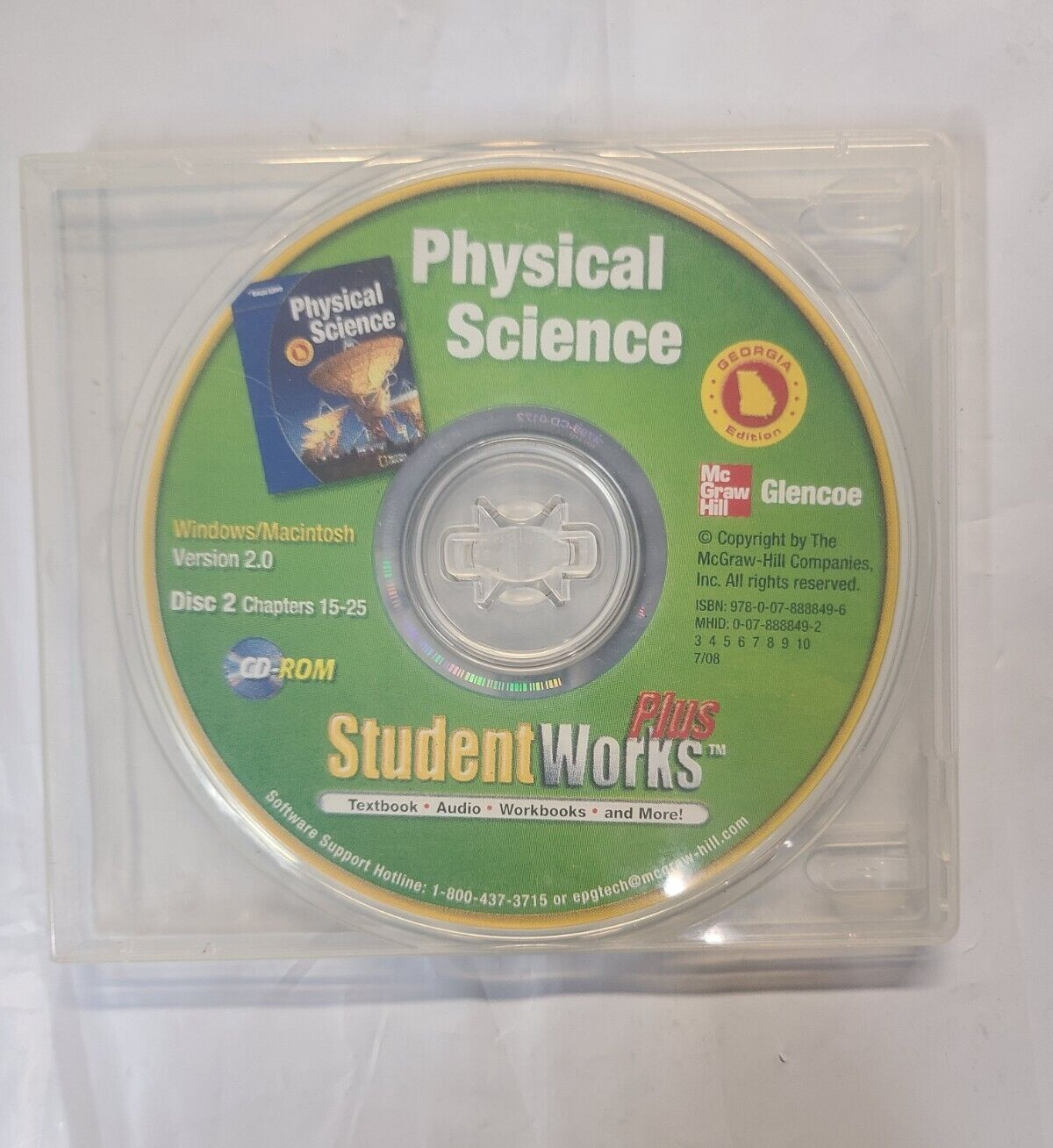 PHYSICAL SCIENCE StudentWorks Plus on 2 CD-ROMs (Ver 2) McGraw Hill/Glencoe LN