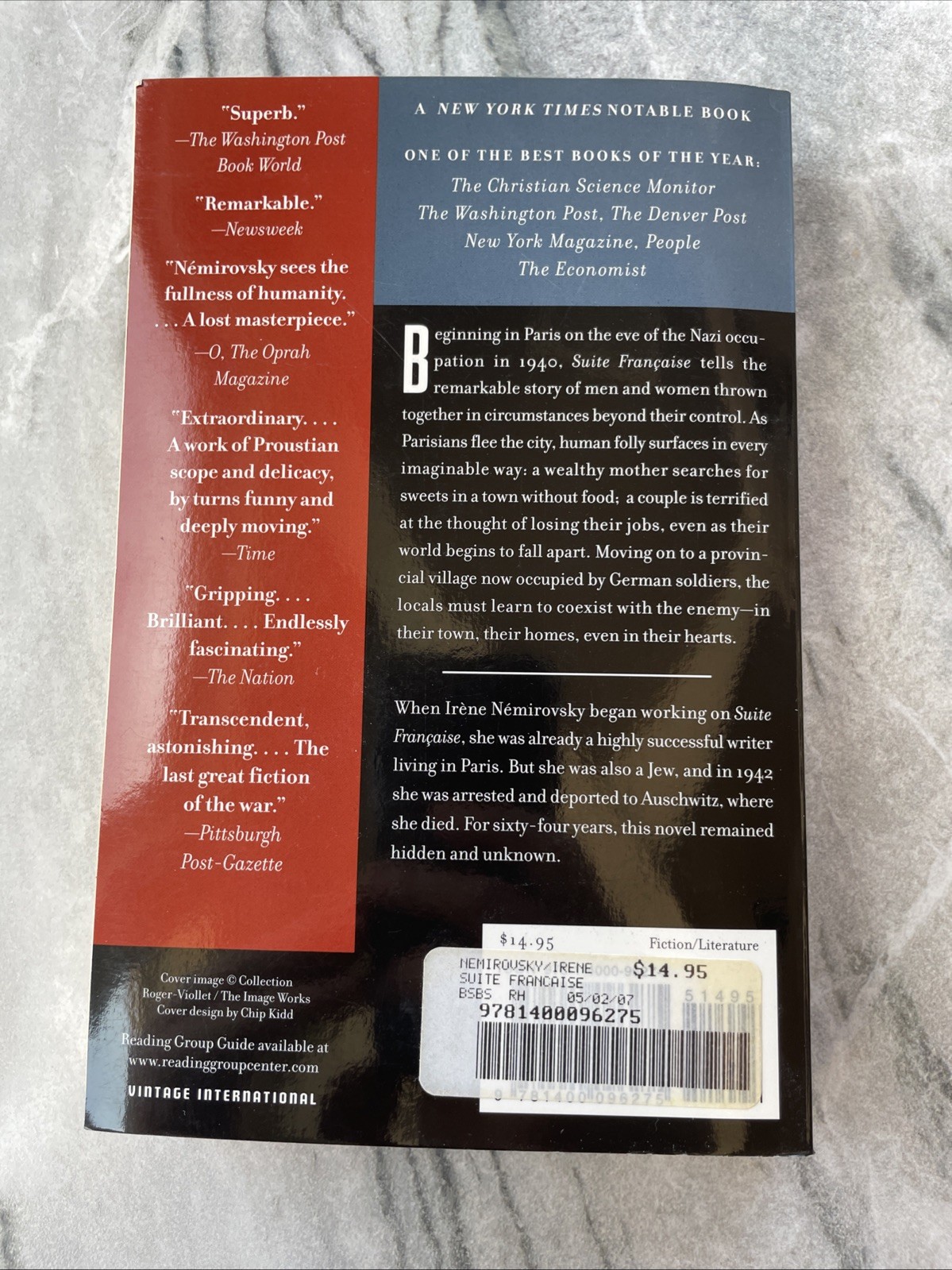 Suite Francaise Irene Nemirovsky PBK 2006 Francais