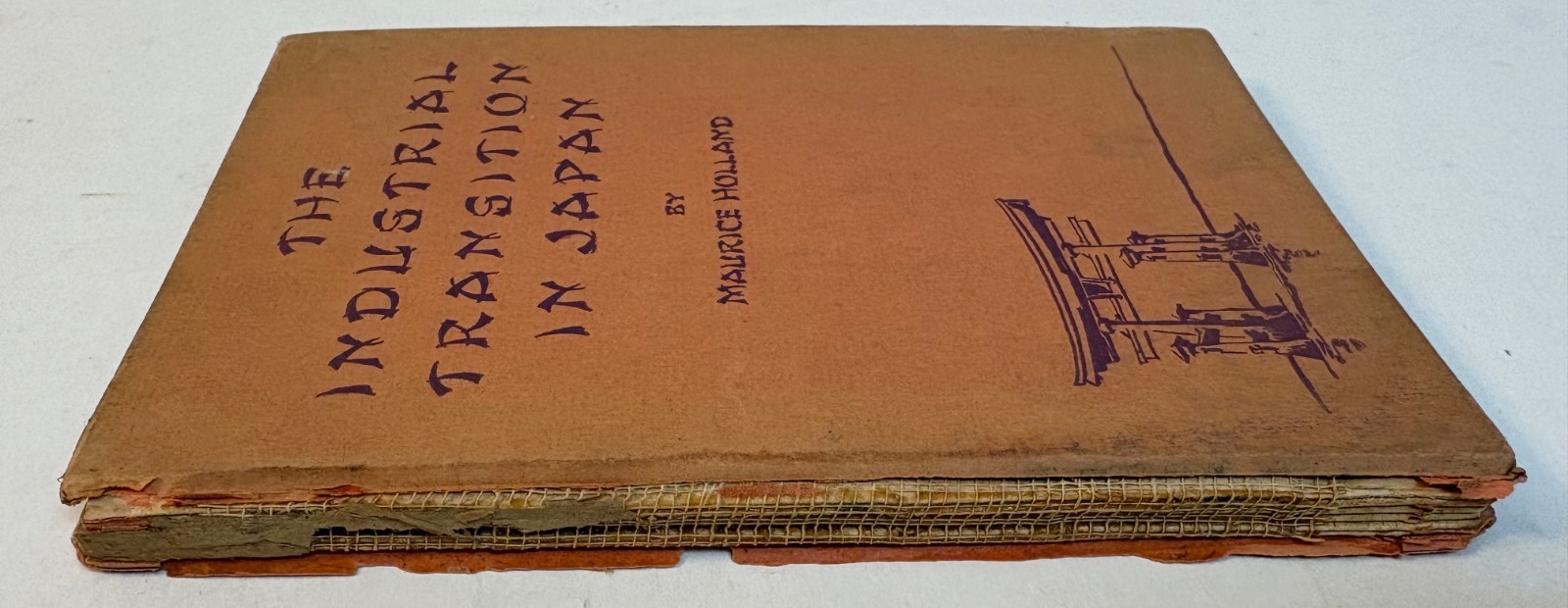 726: Maurice Holland “The Industrial Transition in Japan – INSCRIBED” 1927