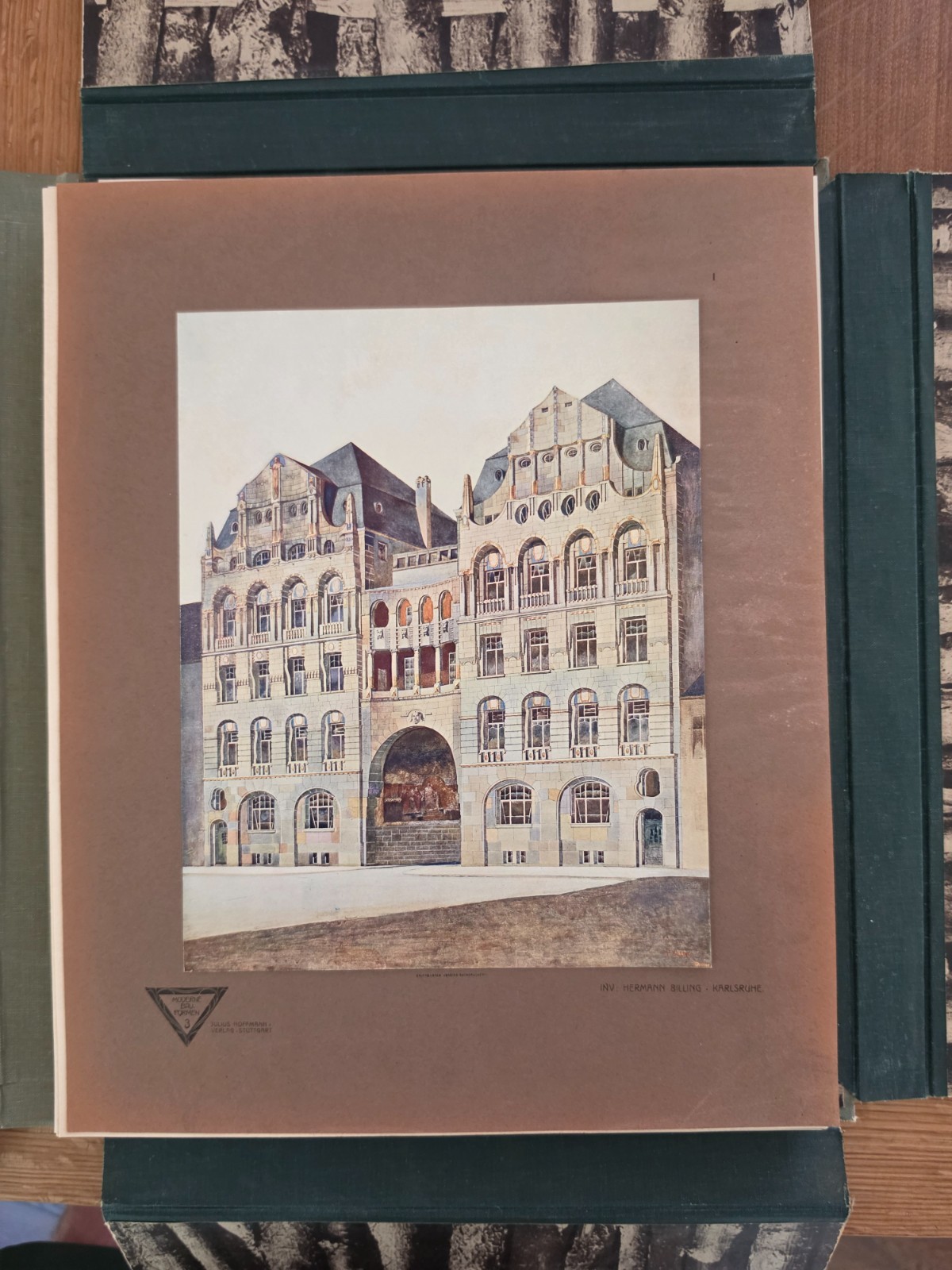 1904 Moderne Bauformen – M. J. Gradl – 84 Mostly Color Plates – Art Nouveau