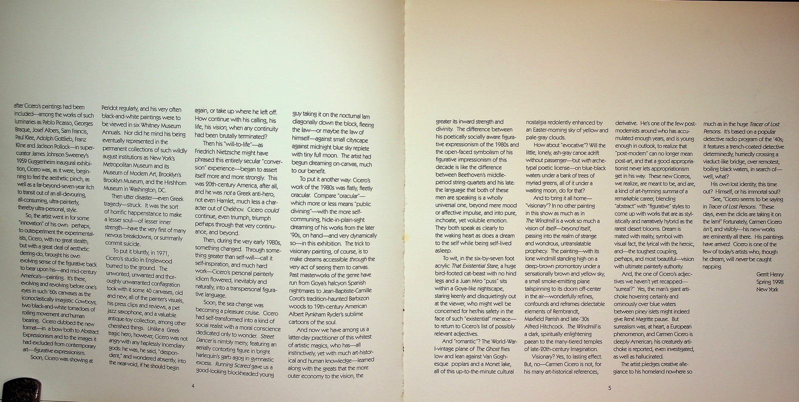 Cicero: Unseen Events: Paintings
