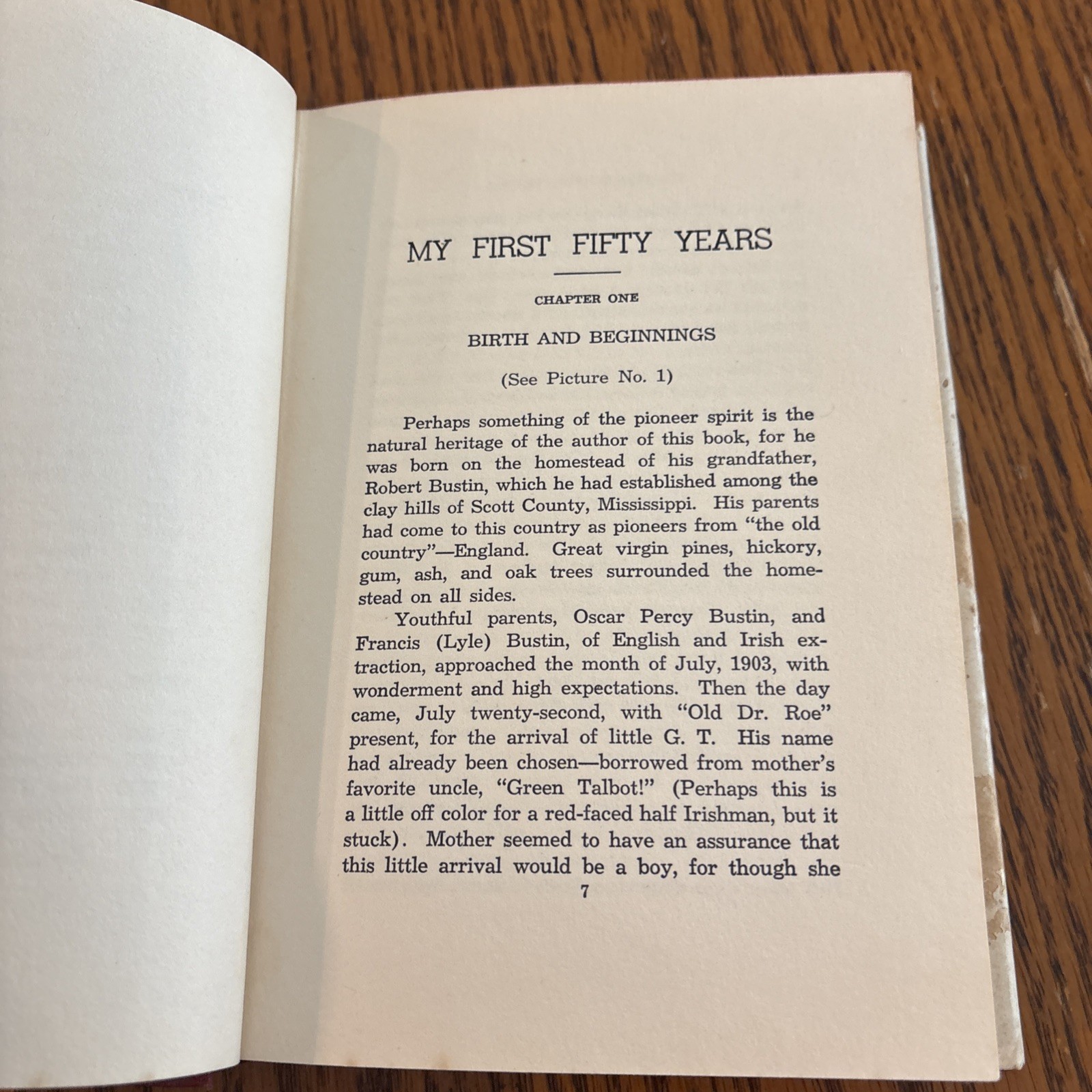 My First 50 Years By G. T. Bustin HBDJ