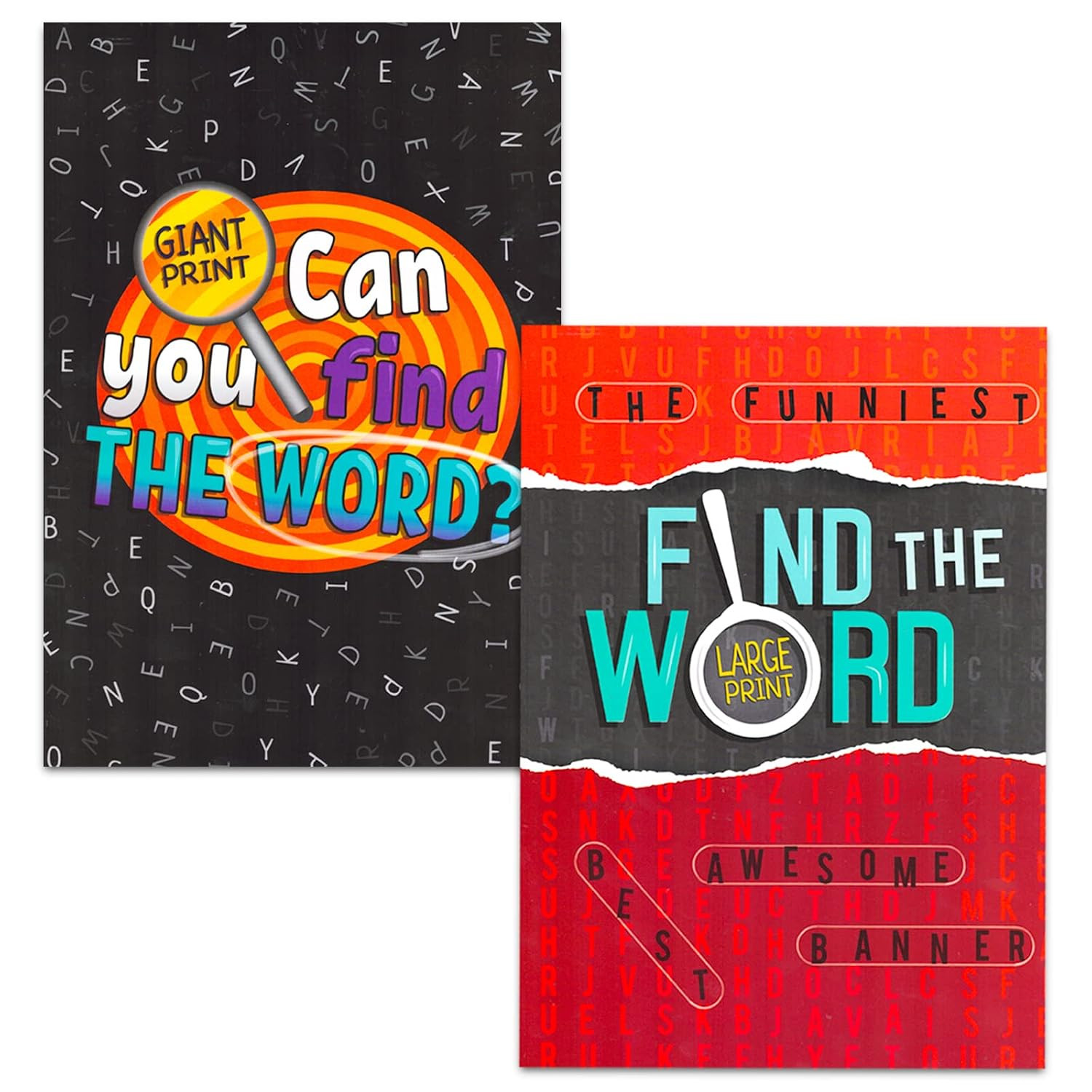 Crenstone Exclusive Bulk Large Print Word Find Books for Adults, Seniors