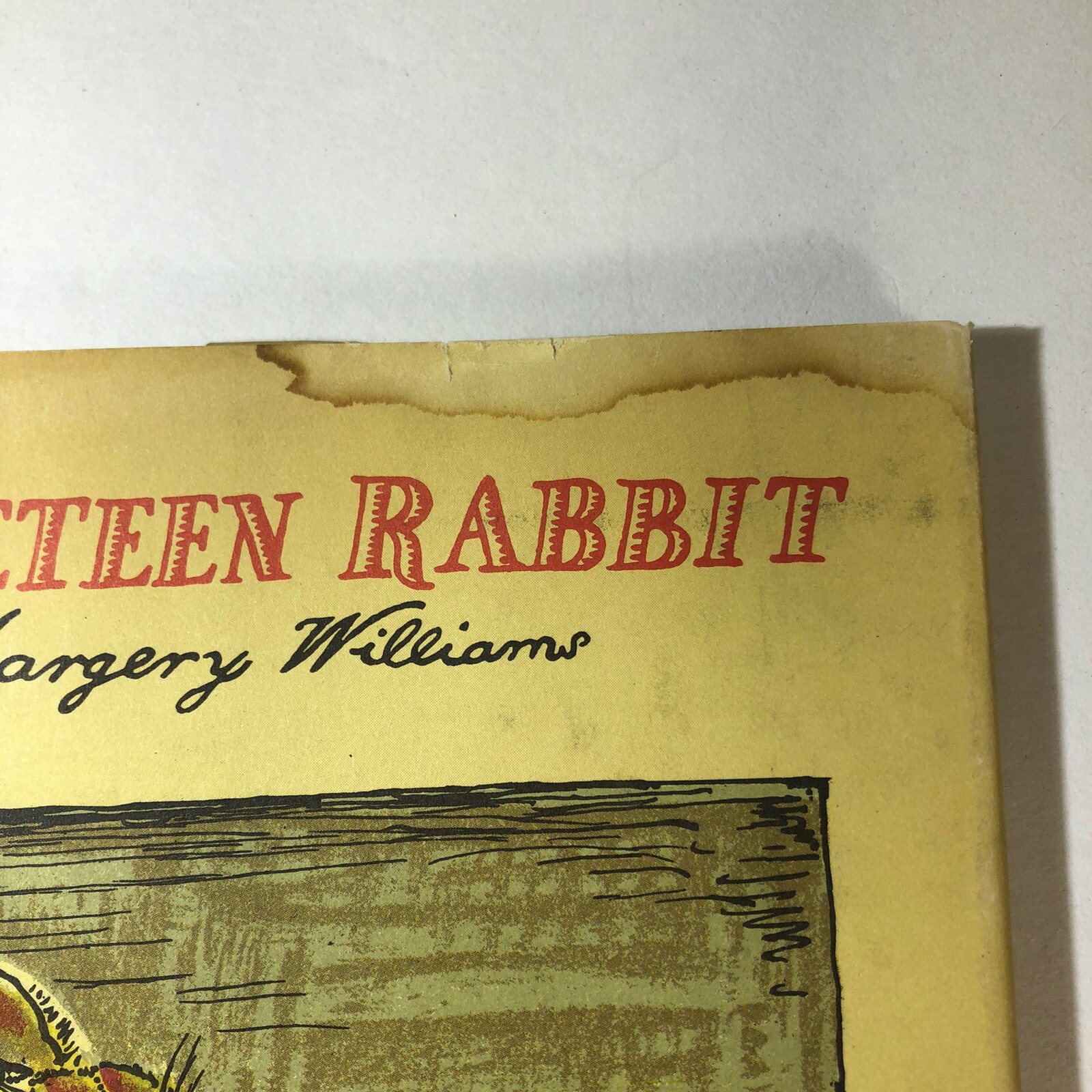 Vintage The Velveteen Rabbit By Margery Williams Hardcover With Dust Jacket VG++