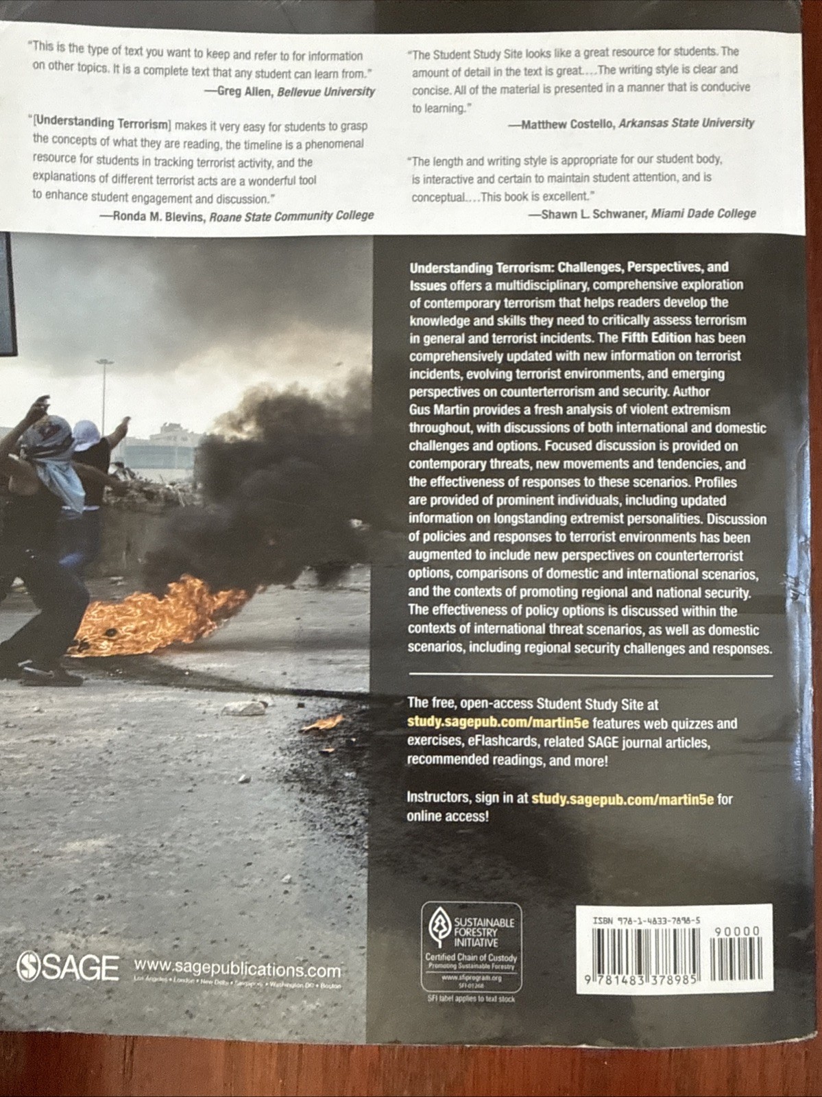 Understanding Terrorism : Challenges, Perspectives, and Issues by C. Augustus…
