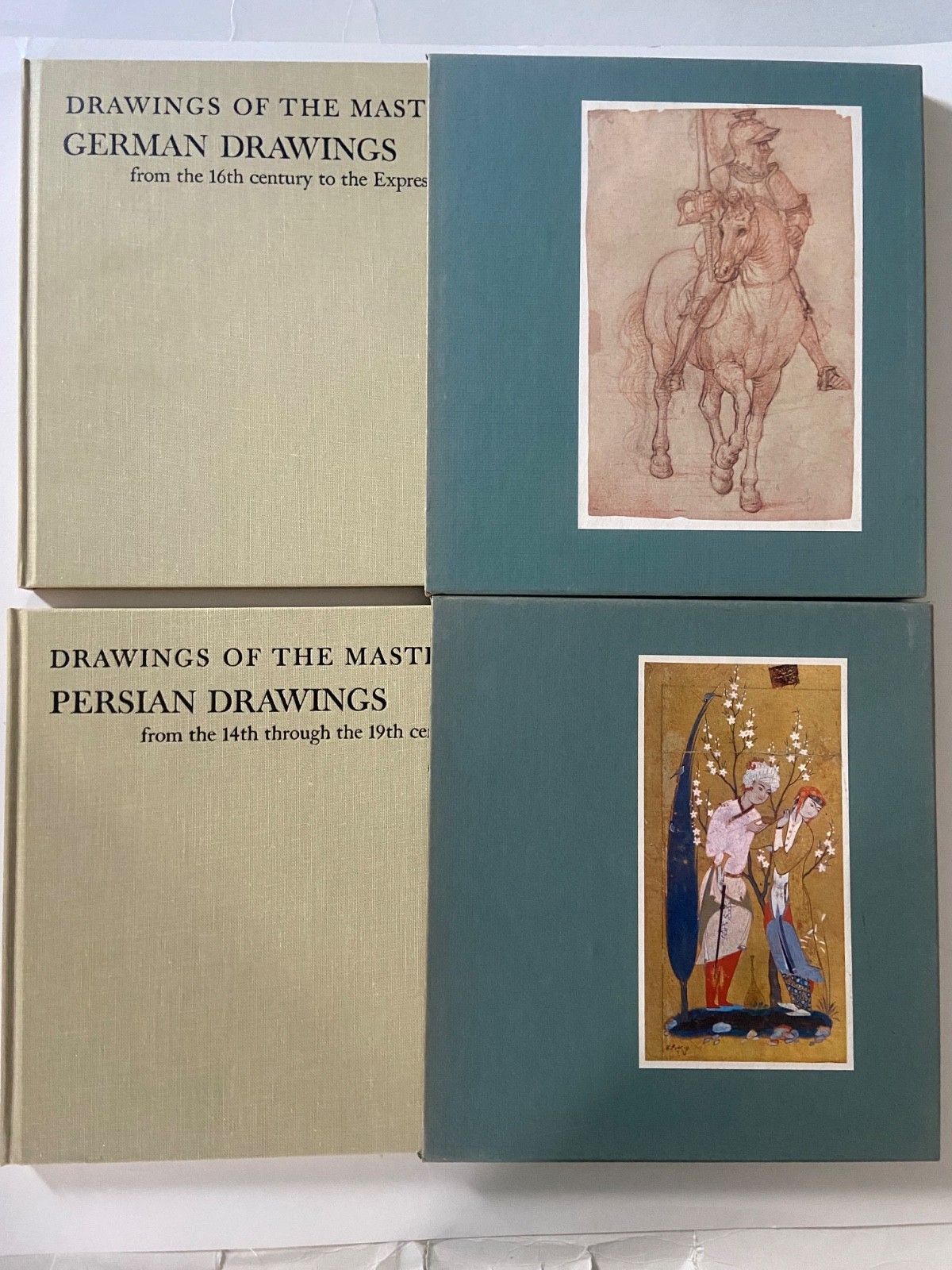 Drawings of the Masters Complete Set of 12 Hardcover Books in Slipcases 1960’s