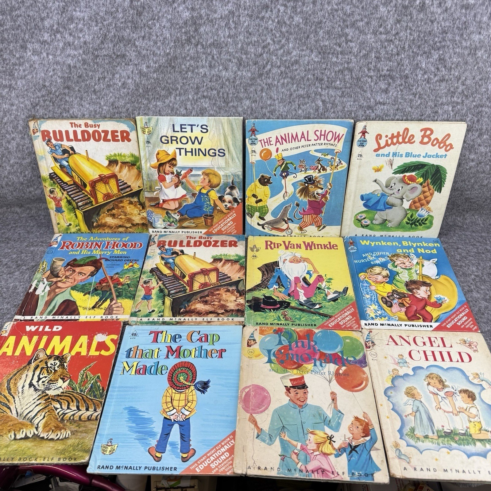 ✅Mixed Lot Of 28 VTG HC Childrens Books Rand McNally Wonder Books and Various