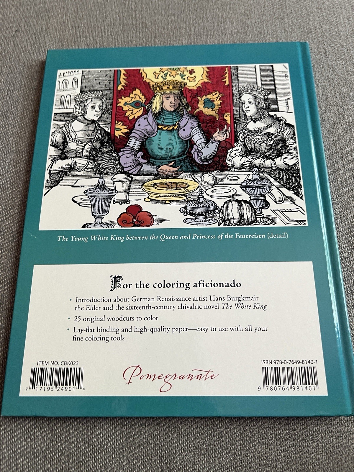 The White King: Tales of Maximilian I: A Coloring Book of Woodcuts by Hans: New