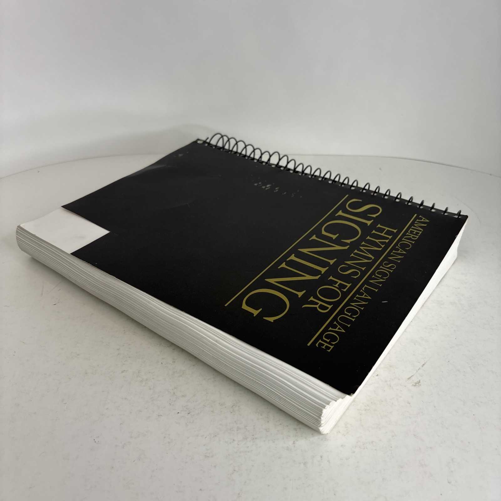 Hymns for Signing American Sign Language Spiral Bound Hymnal