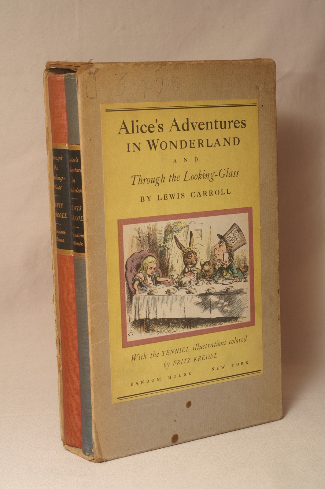 Alice’s Adventures in Wonderland Lewis Carroll 1946 Color 2 Books Random House