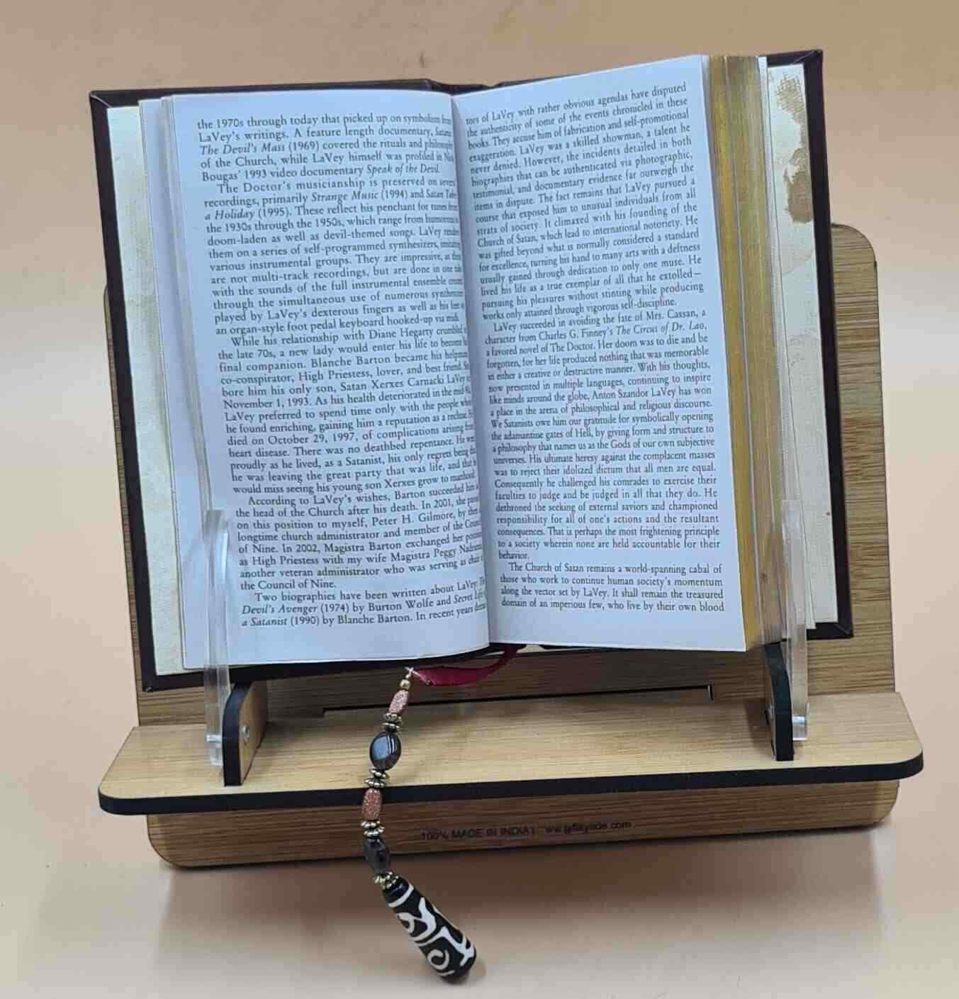 The Satanic Bible By La Vey, Anton [Special Leather Bound]