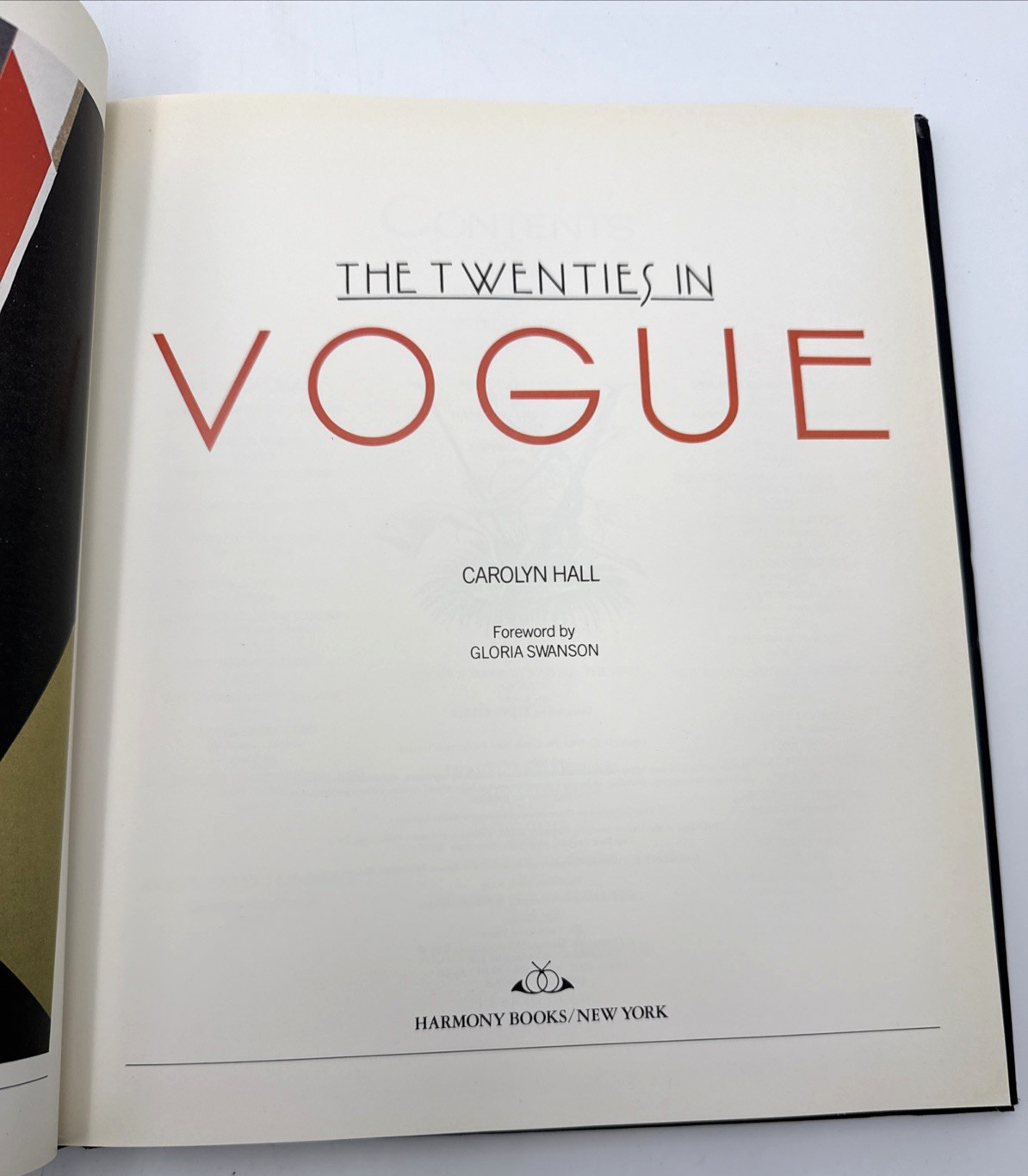 “The Twenties In Vogue” 1983 HALL, Carolyn Hall 1st Edition w/Dust Jacket