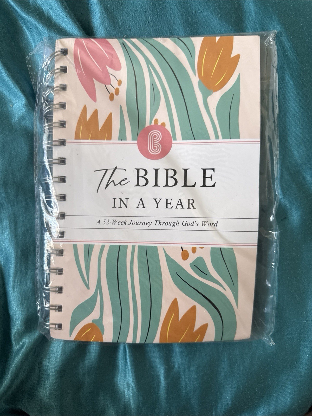 The Bible in a Year Spiral Bound Study Guide for Adults, English, Bible Topic
