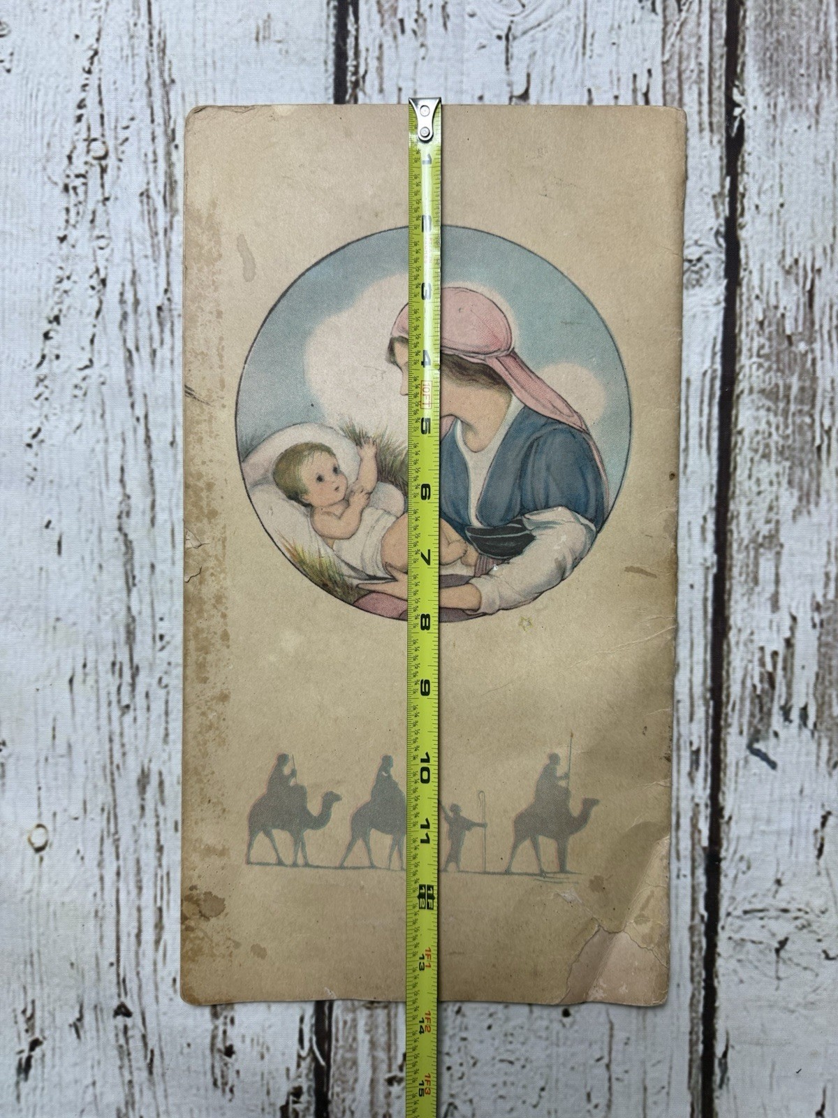 Antique The Manger Babe No. 34 Isabel Byrum 1916 Book Stecher Litho Made In USA