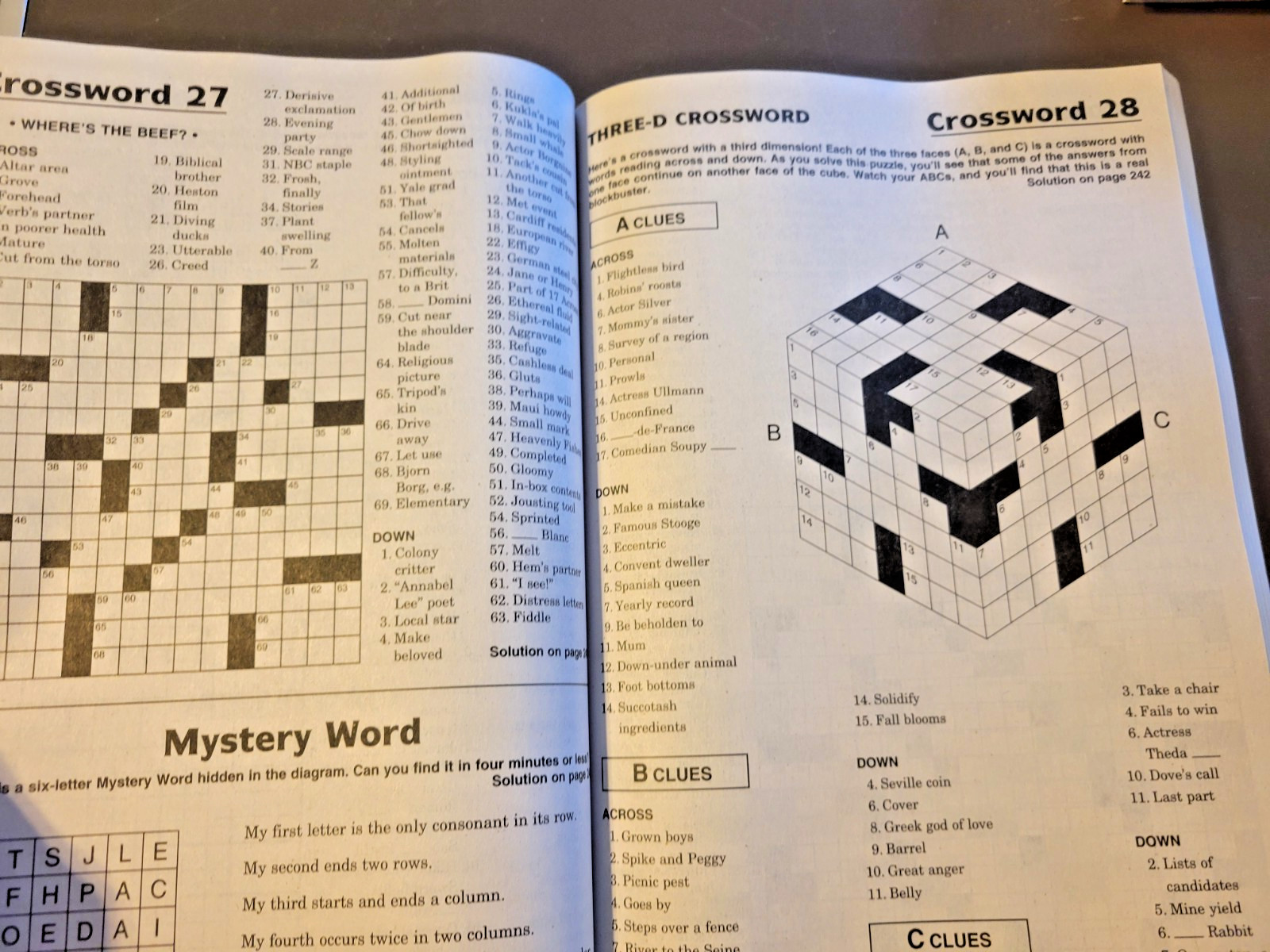Classic Variety Puzzles Plus Crosswords – 256 Page Jumbo Special – by PENNYPRESS