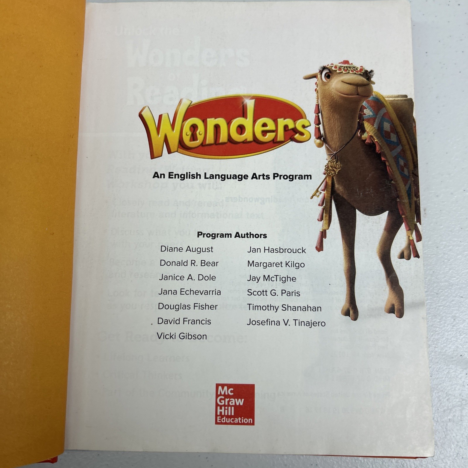 Wonders Reading/Writing Workshop, Grade 3 by McGraw Hill (2017, Hardcover)