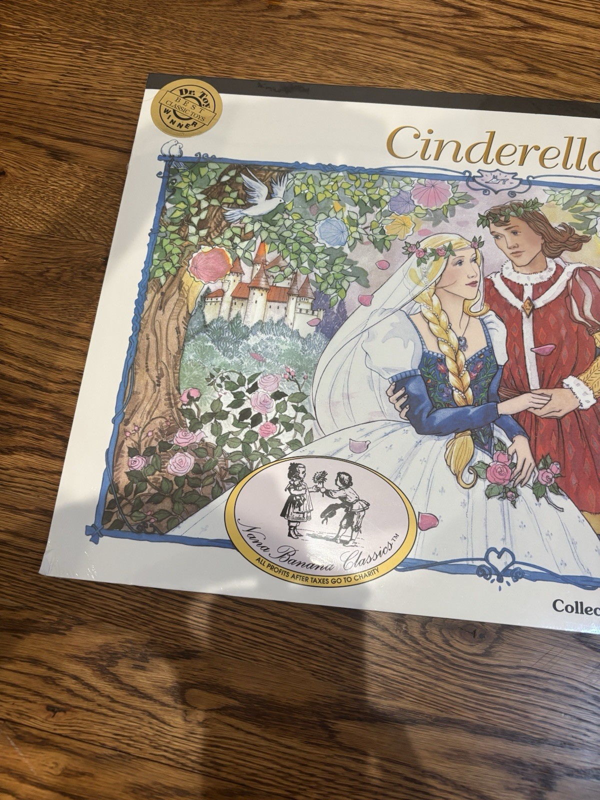 Cinderella Nana Banana Large Coloring Book Vintage Sealed 32 Pages 20” X 14”