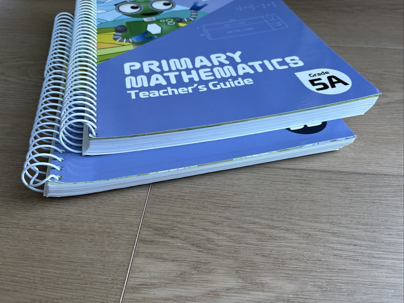 2022 Primary Mathematics Teacher’s Guide 5A & 5B Spiral Singapore Homeschool