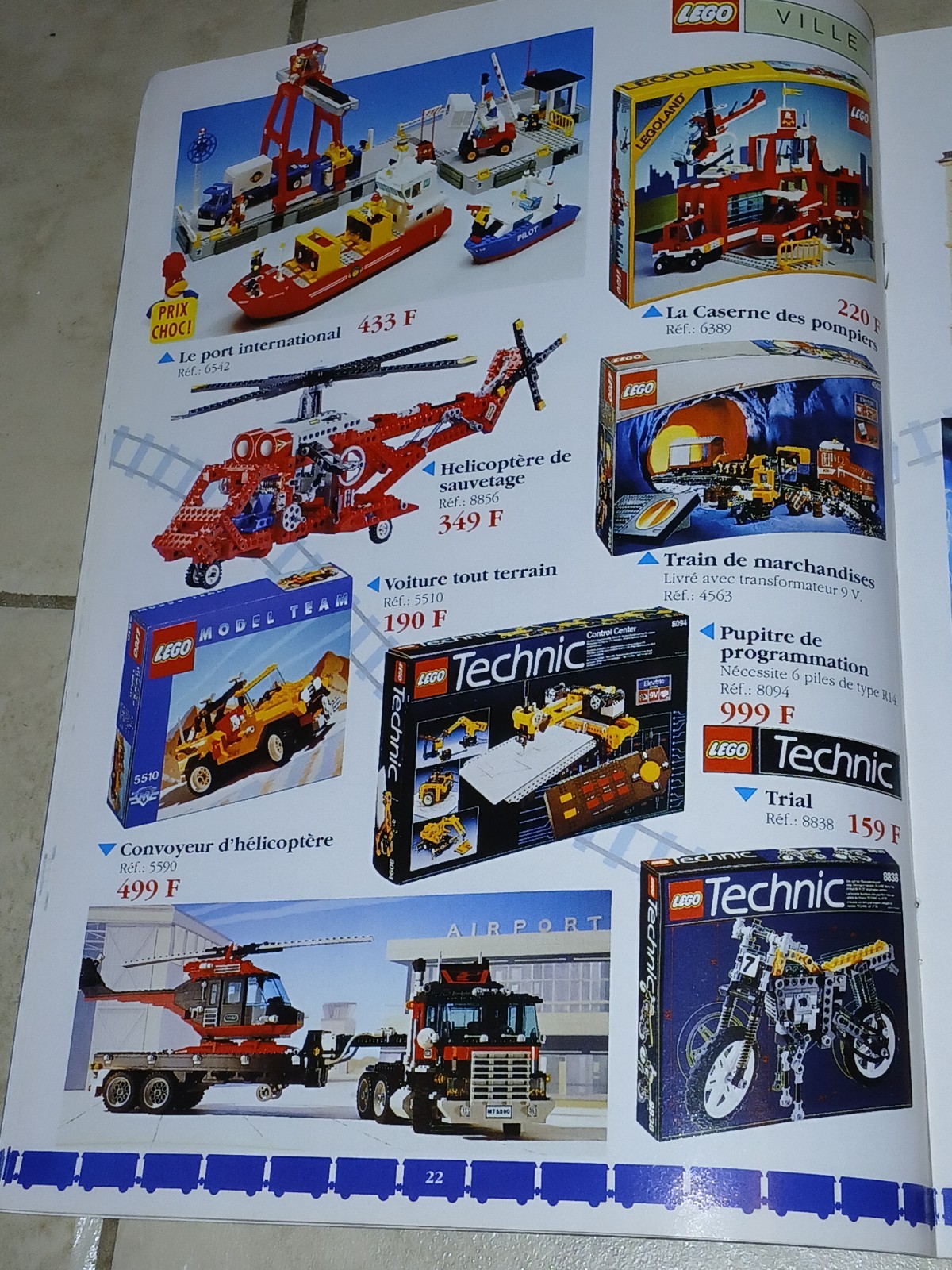 1991 Le Train Bleu Full Size Toy Catalog Full TMNT Toy Line Loaded 47 Pages