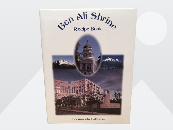 Ben Ali Shrine Recipe Cookbook 254+ Pages Sacamento, California Vintage 2001