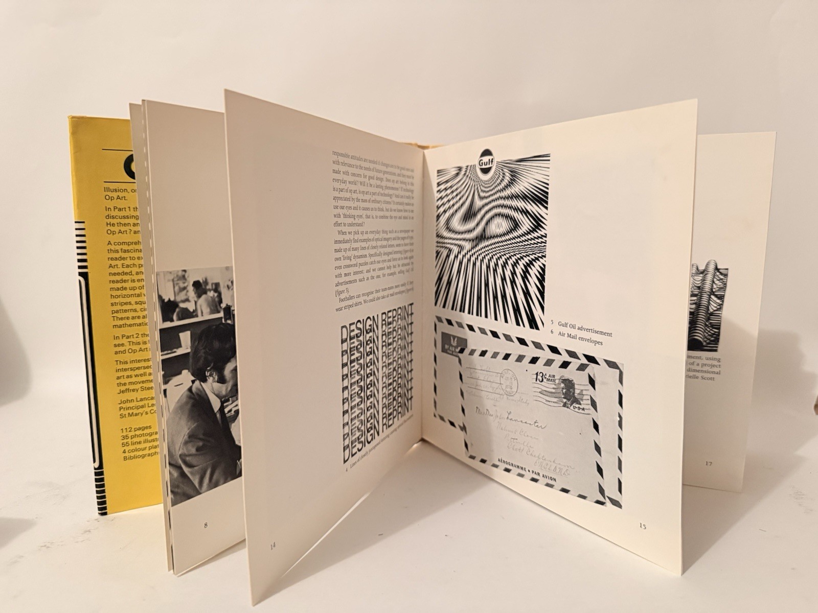 Introducing Op Art by John Lancaster Hardcover Illustrated 1973 Watson-Guptill