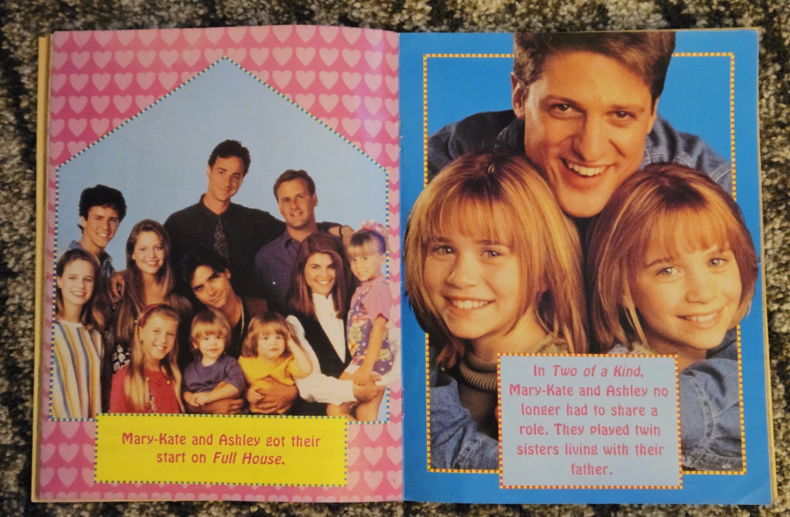 Mary Kate & Ashley Olsen Twins Flip Book 1999 Which One Is Which 90s Y2K
