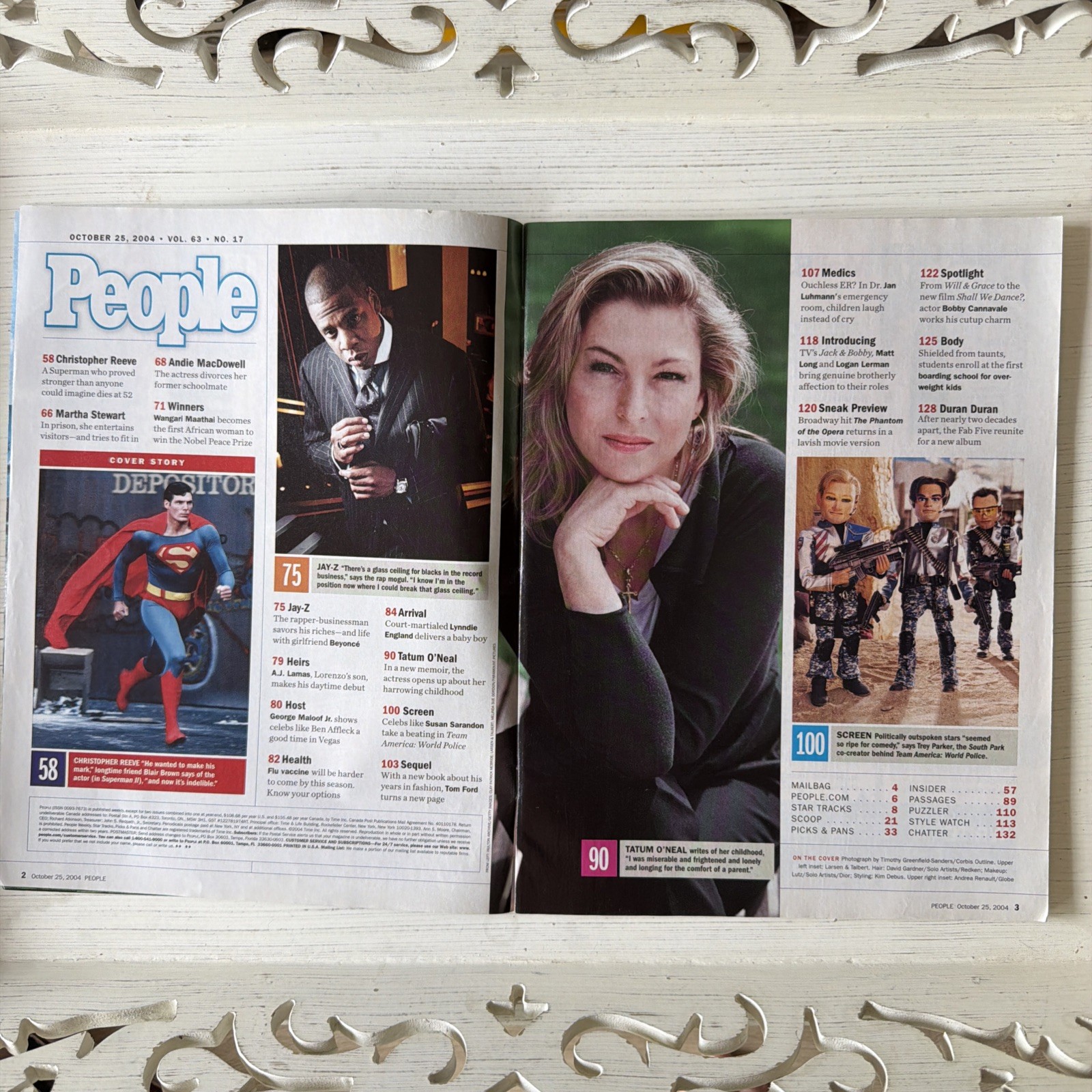 People Magazine Christopher Reeve October 25, 2004