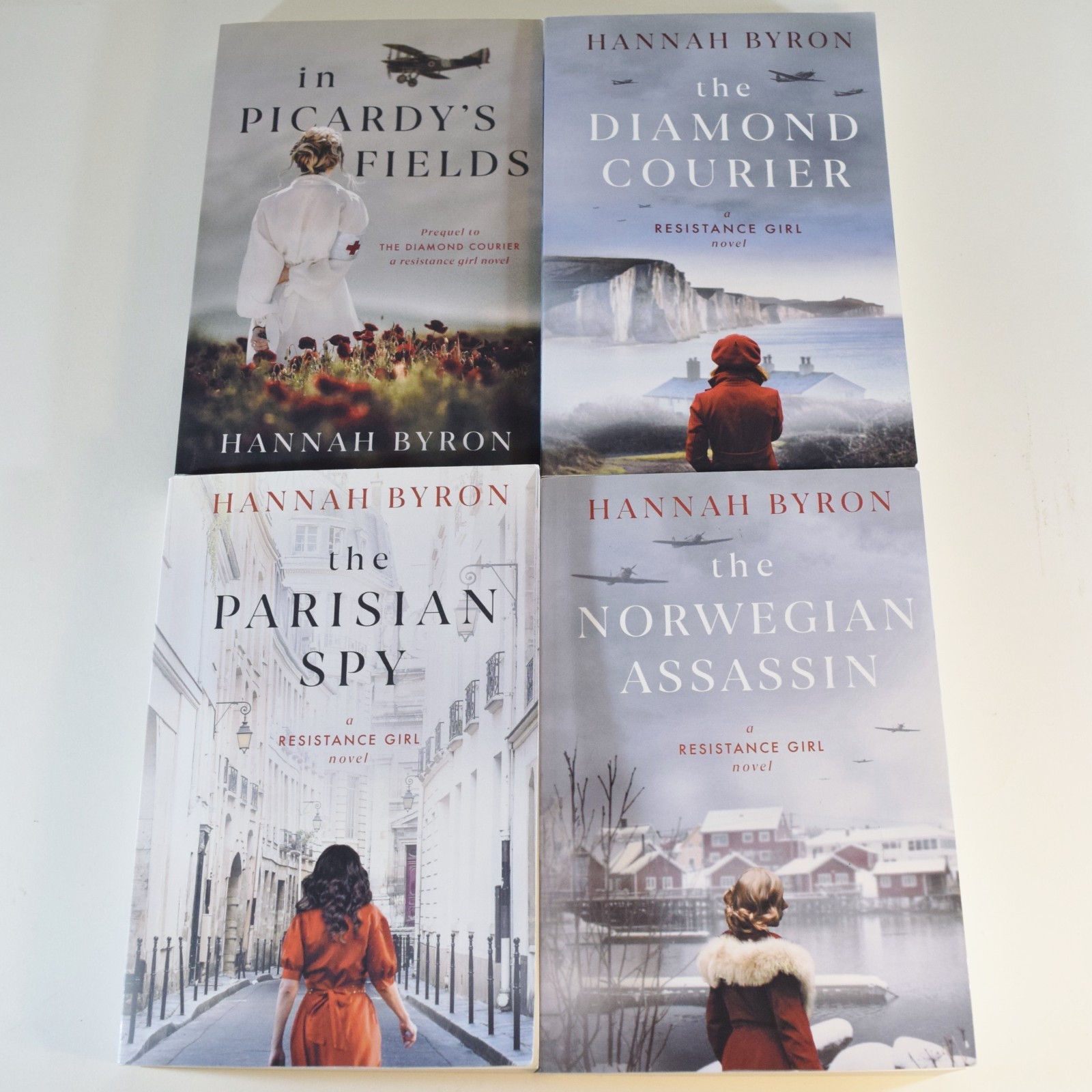 Resistance Girl Novel Set by Hannah Byron – 1-8 in Series – WW2 Era