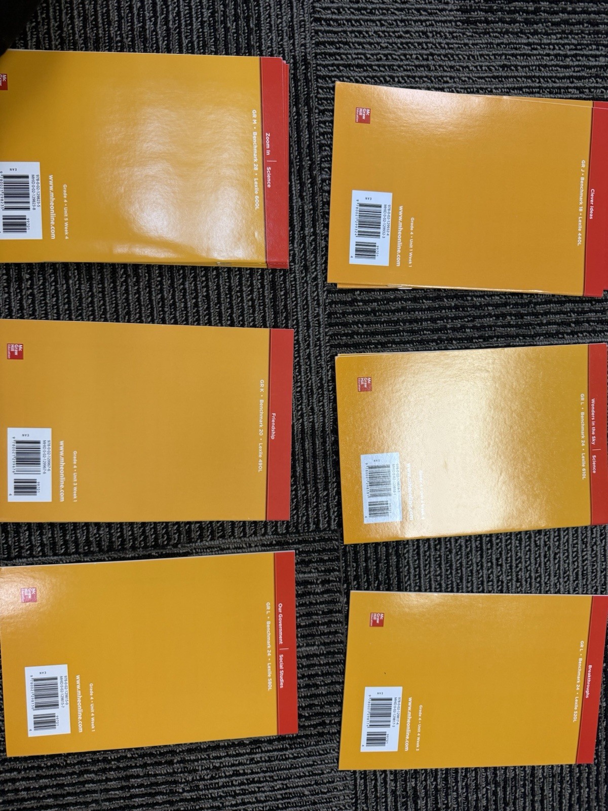 45 McGraw Hill Grade 4 Leveled Readers Classroom Book Lot Paired Read Homeschool