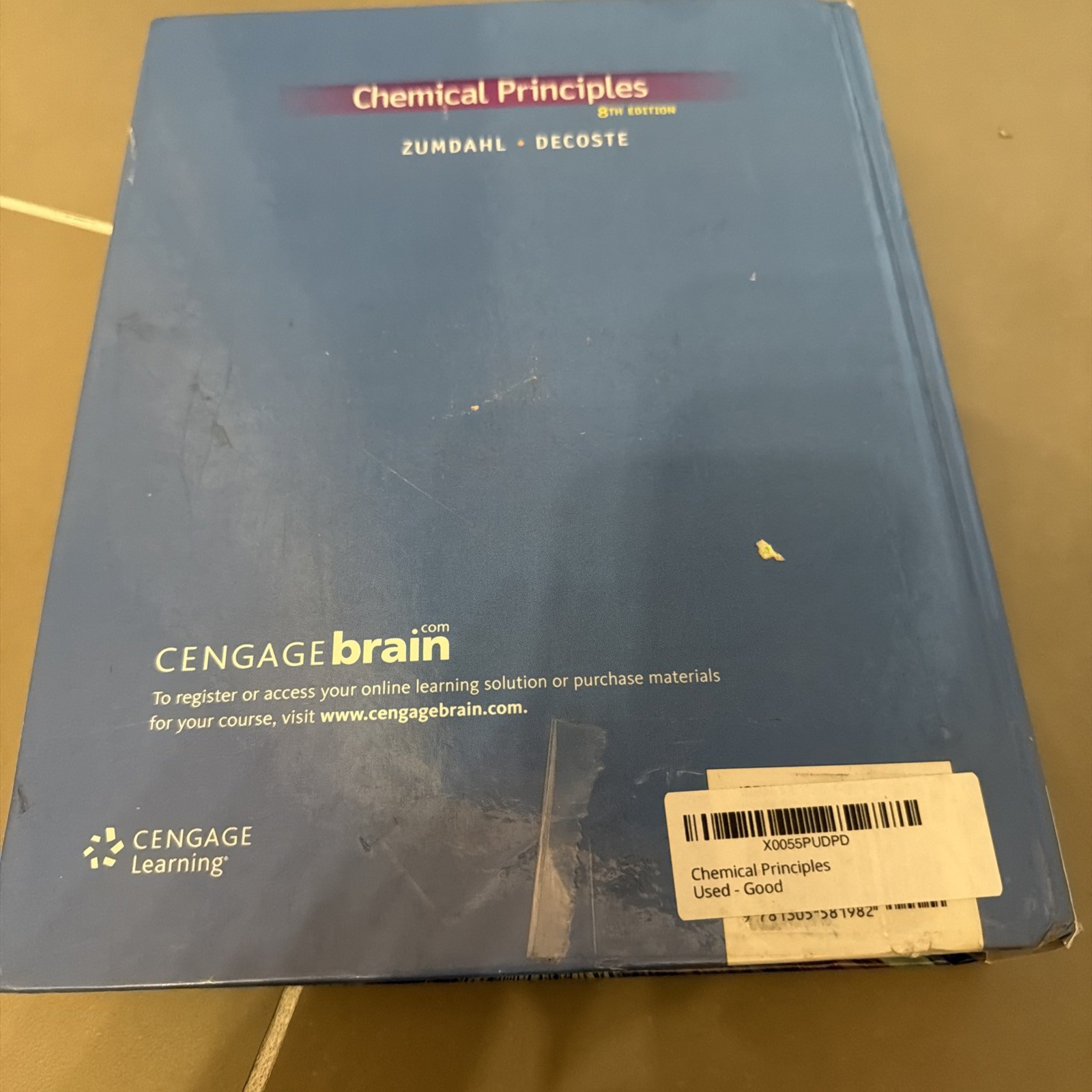 Chemical Principles – Hardcover By Zumdahl, Steven S. – GOOD