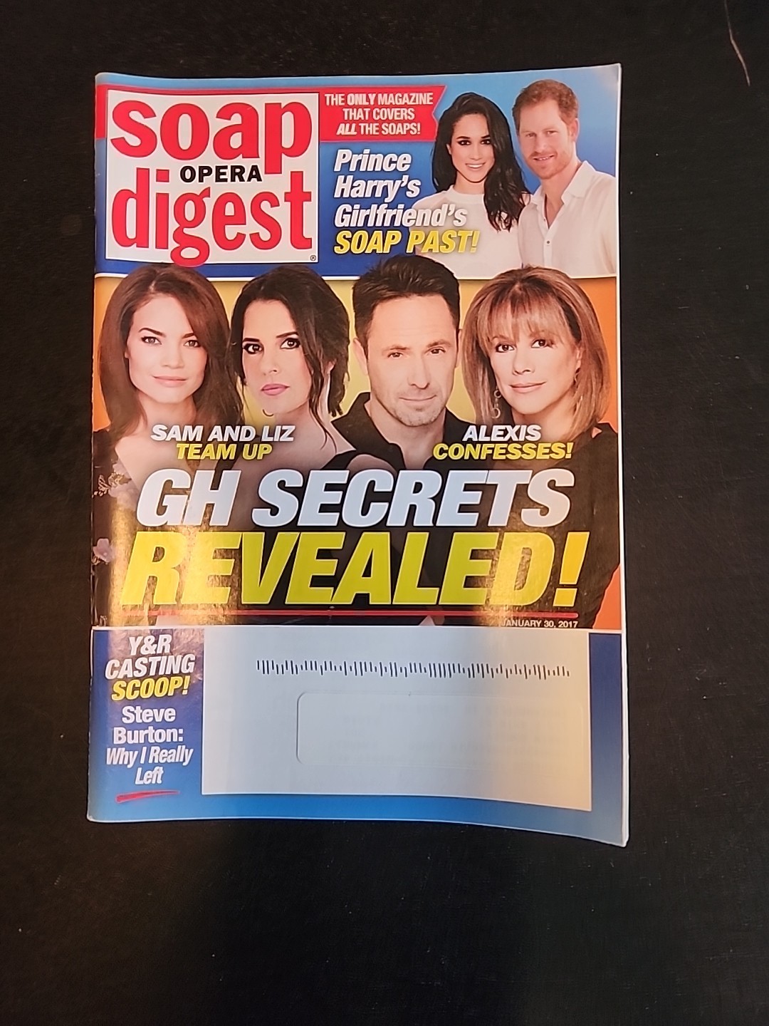 Soap Opera Digest 5-Pack Jan 23, 2017 To Feb 20, 2017