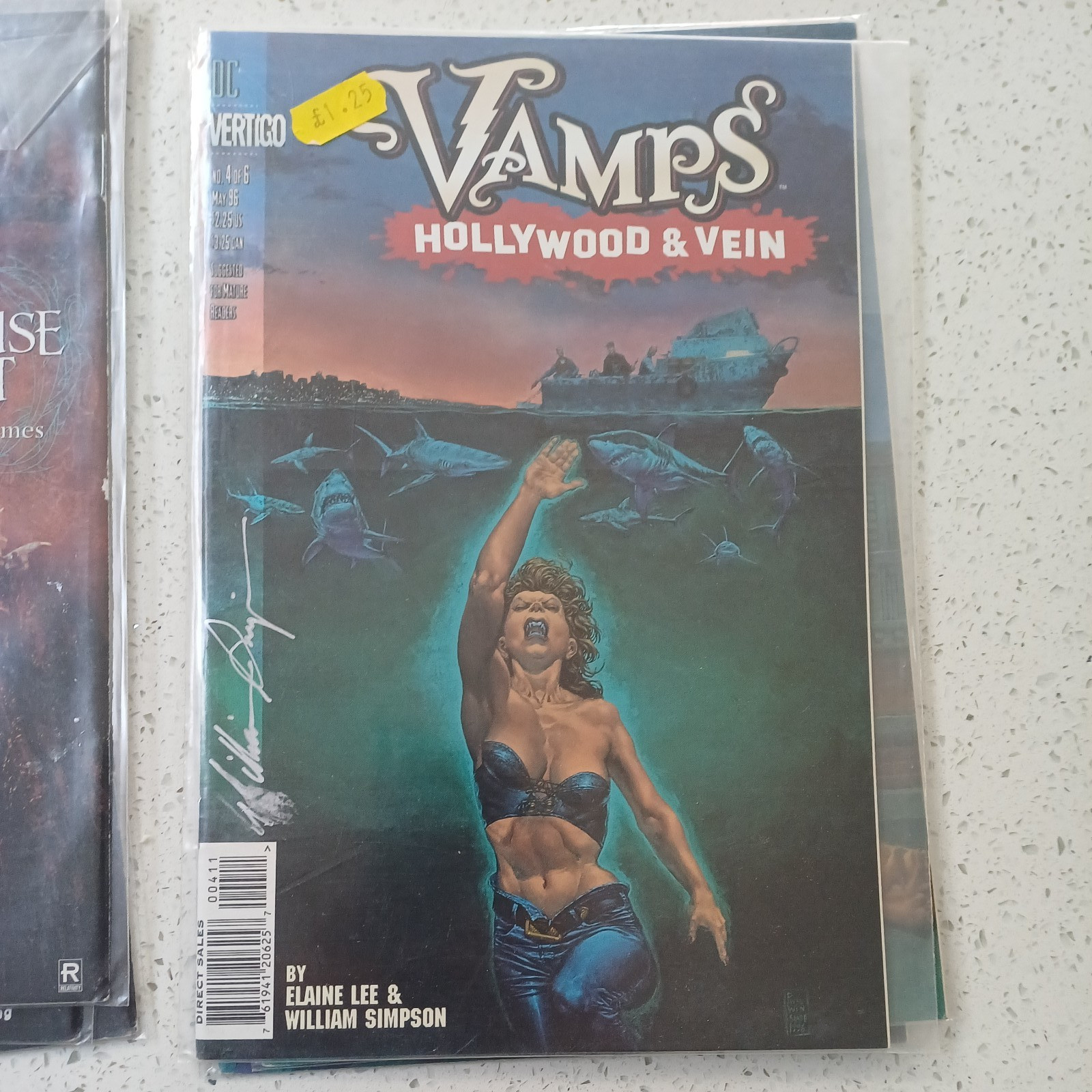 VAMPS HOLLYWOOD & VEIN #1-6 Complete Set 1996 VERTIGO/DC 1,2,3,4,5,6 Signed