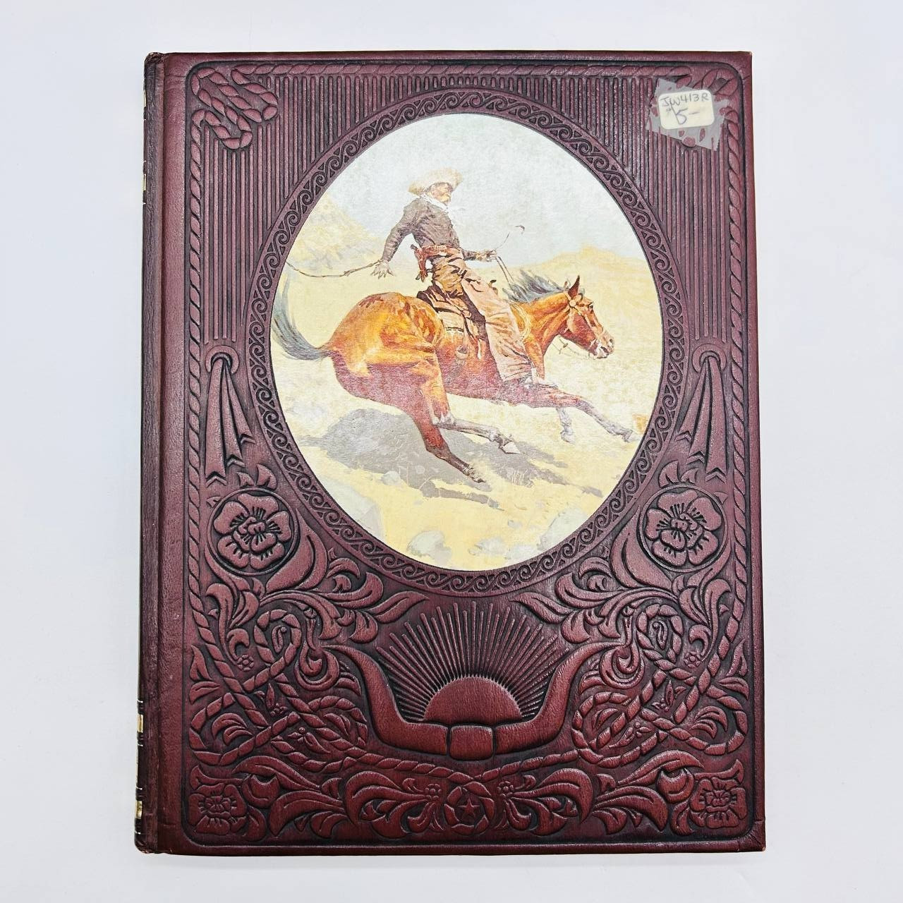 Lot of 7 Time Life Books “The Old West” Vintage 1970s Faux Leather Bound
