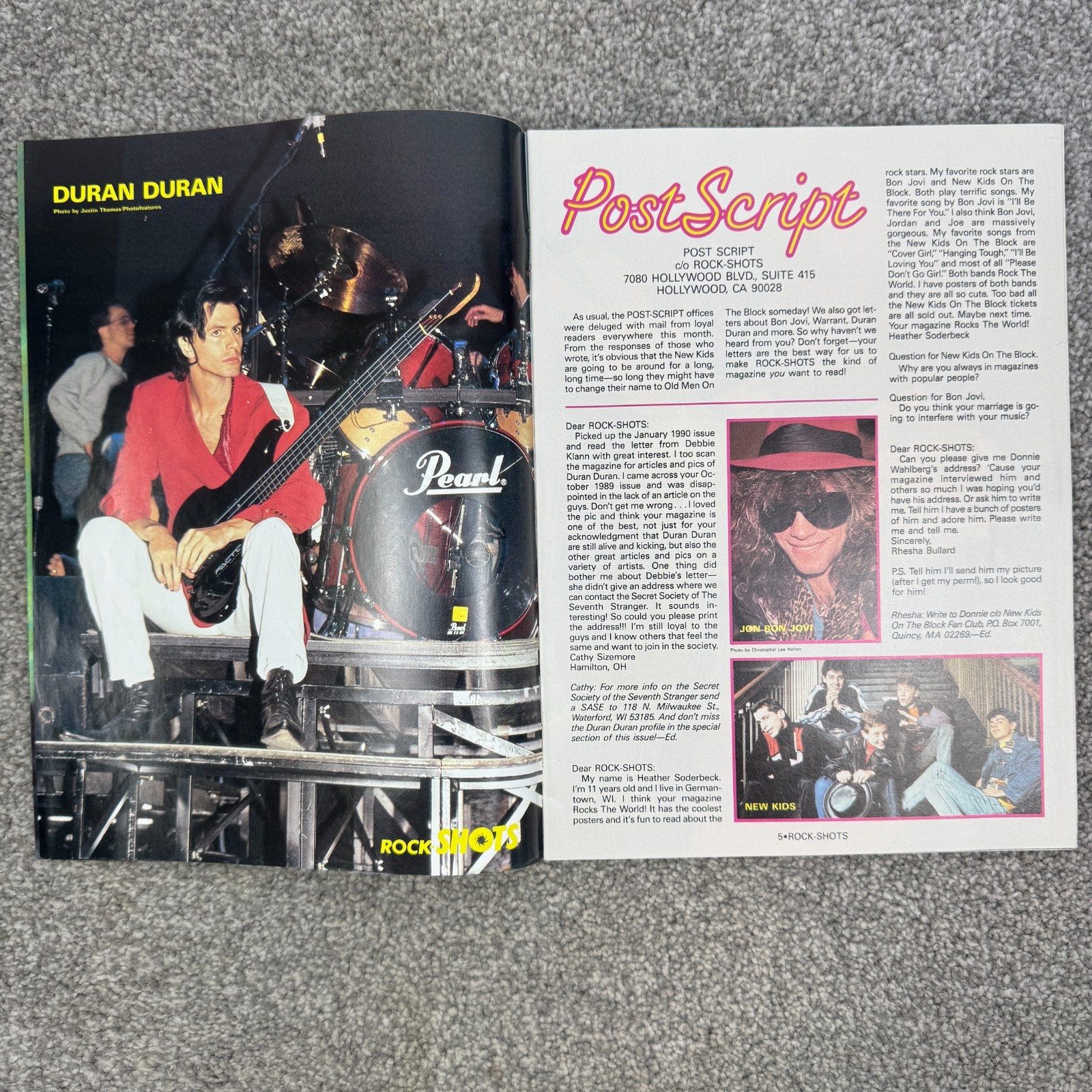 Creem Rock-Shots Magazines January & April 1990 NKOTB Milli Vanilli & Warrant