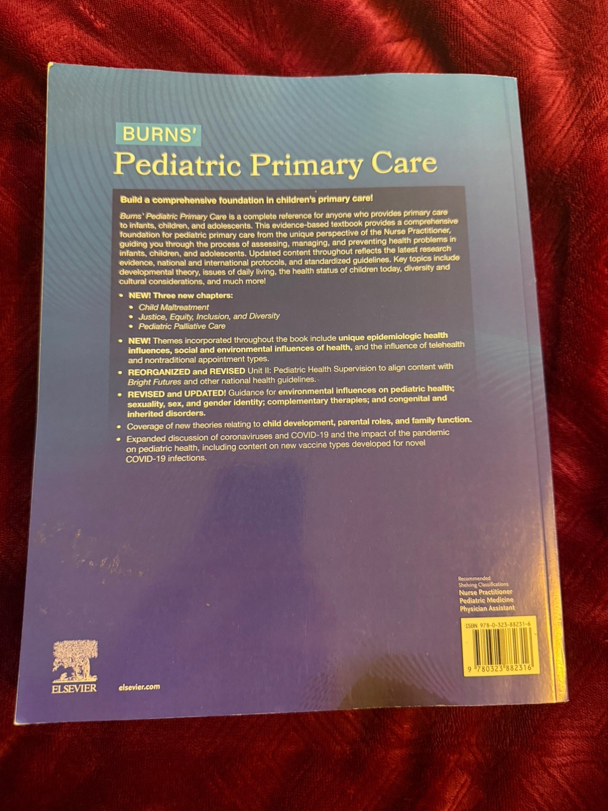 Burns’ Pediatric Primary Care 8th Edition 2024 Garzon NP Textbook NEW