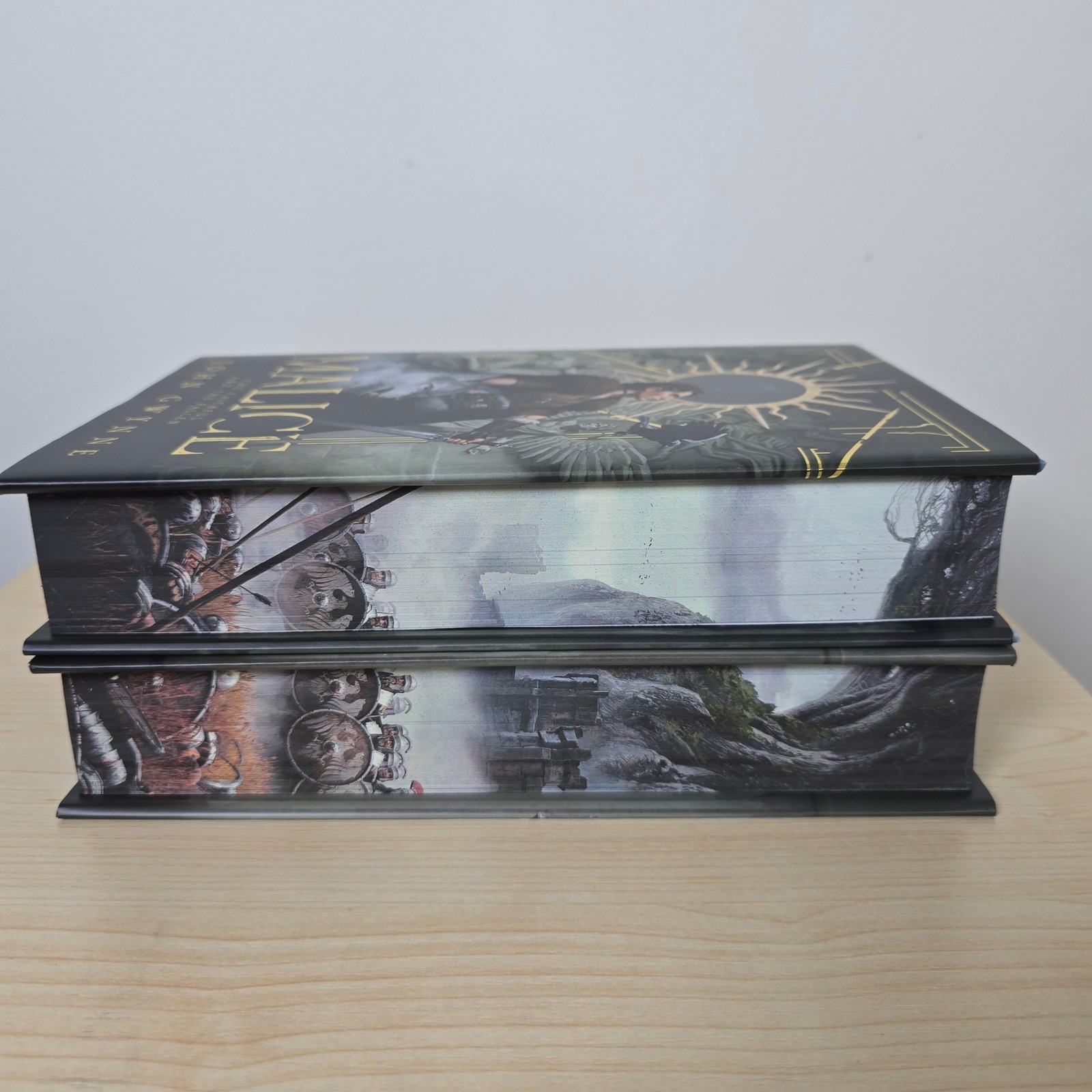 John Gwynne Malice Valour The Broken Binding Special Edition Hardcover Set 1 & 2