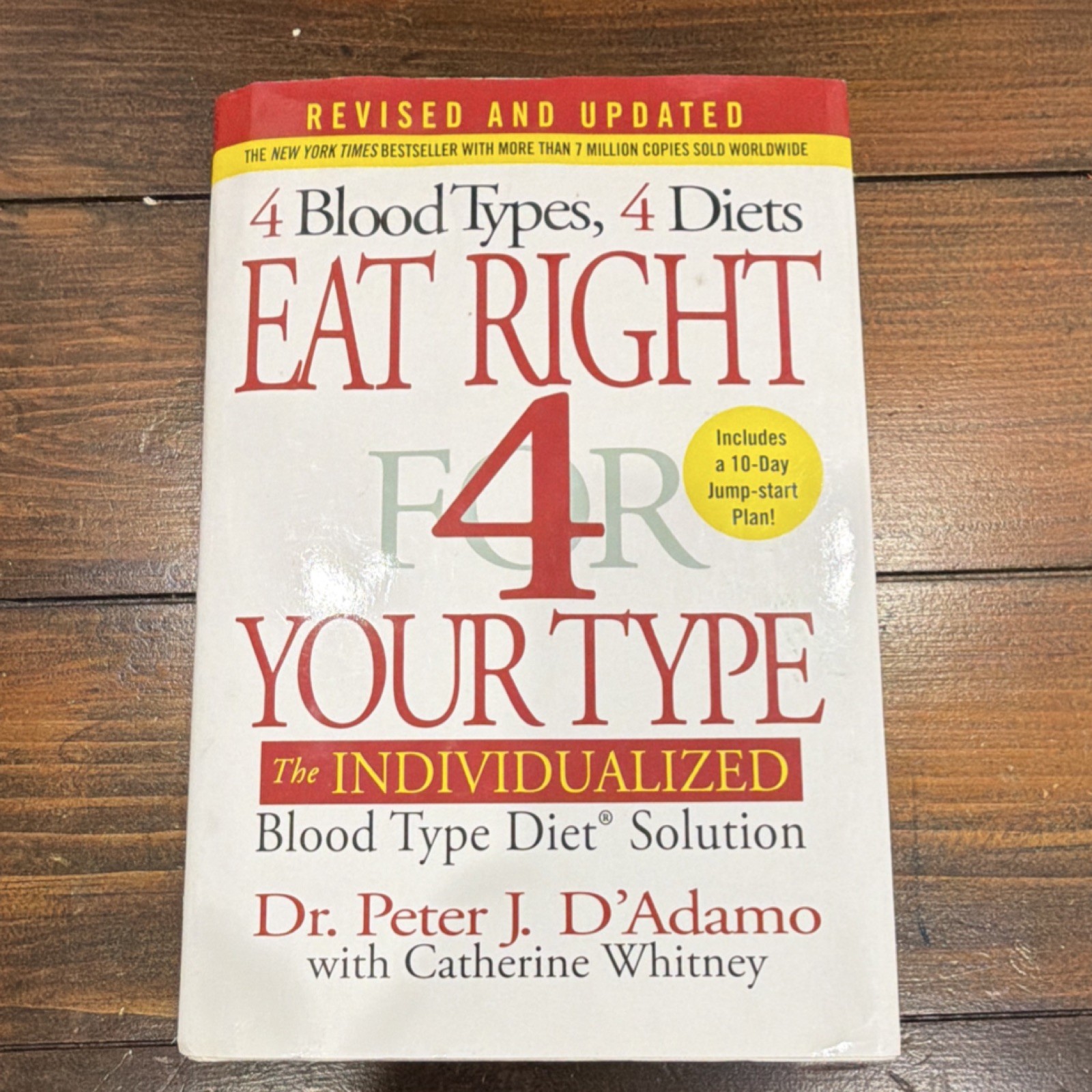 Eat Right 4 Your Type Dr. Peter J. D’Adamo Hardcover Berkley w/ Dust Jacket
