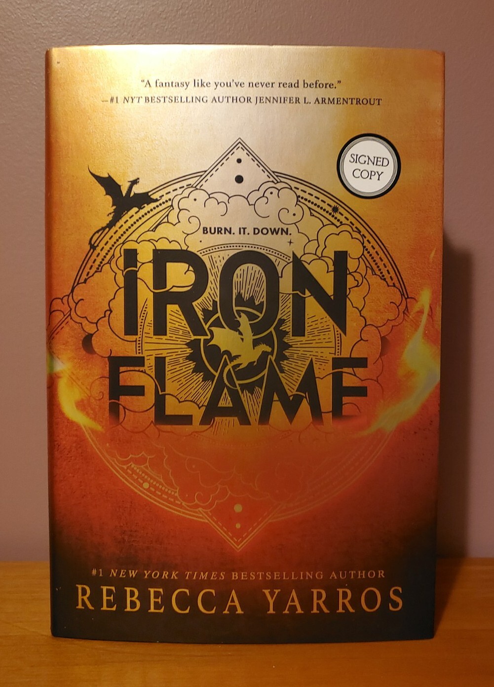 Iron Flame Signed Edition – The Empyrean Series / Srayed Edges by Rebecca Yarros