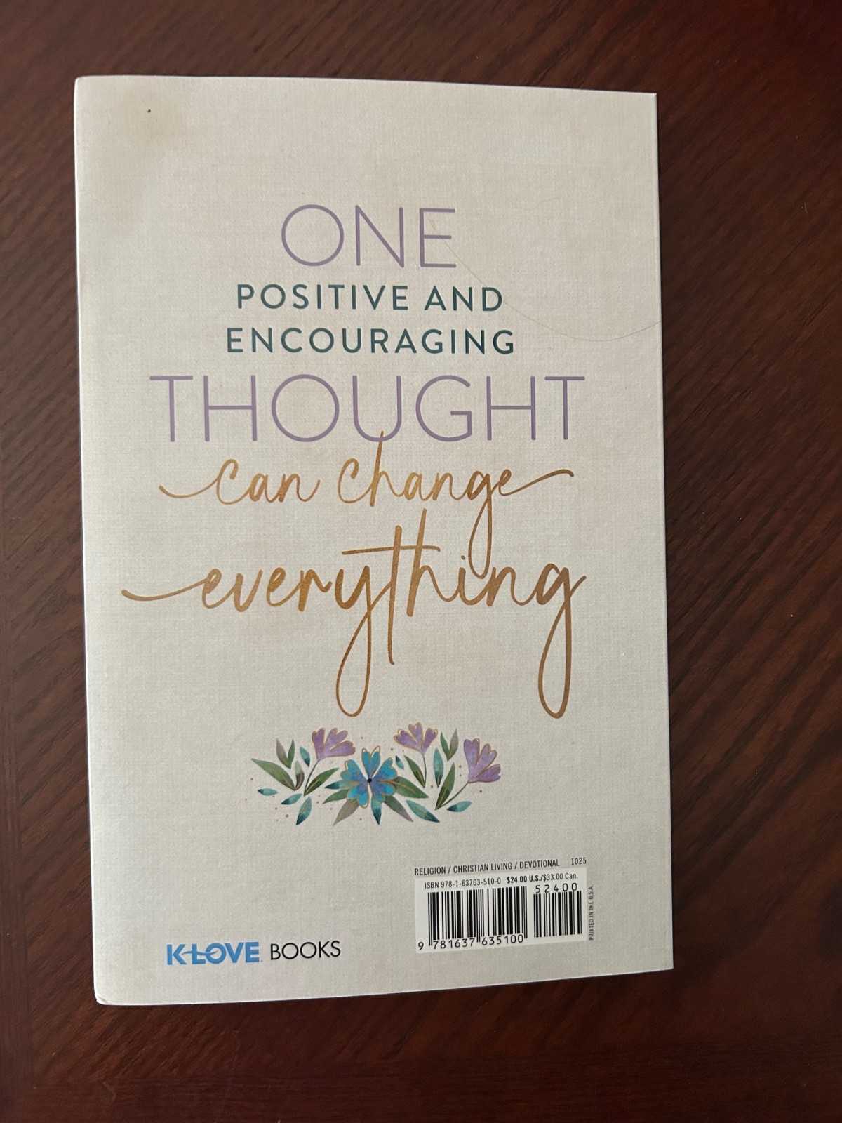 Positive & Encouraging Thoughts For Women – K-LOVE Books