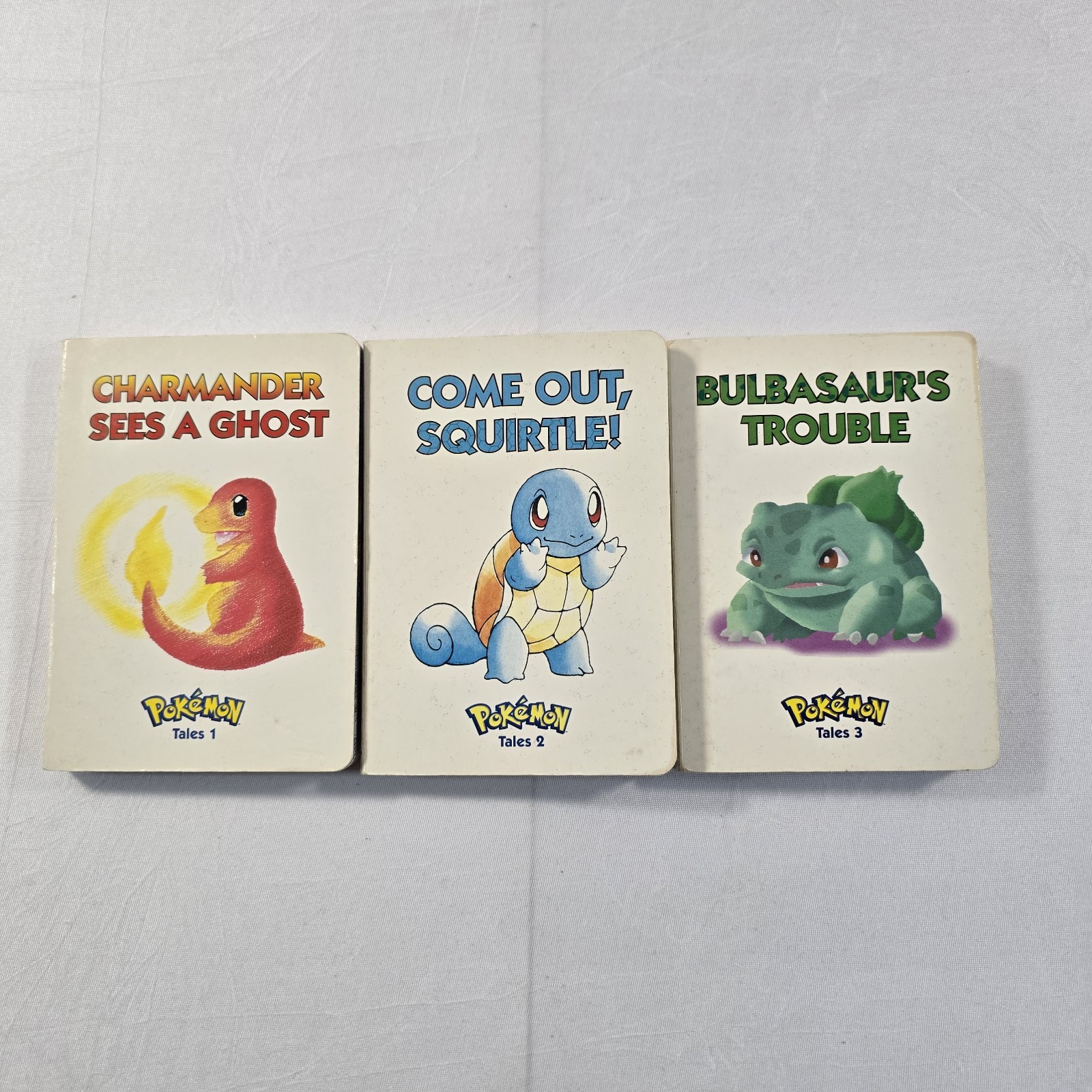Pokemon Tales, Vol. 1-3 by Tomoaki Imakuni (1999, Children’s Board Books)