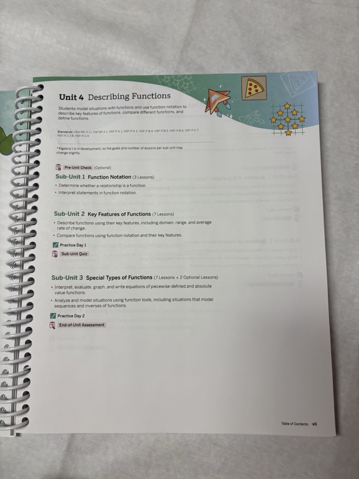 Amplify Desmos Math A1 Teacher Edition Volume 1