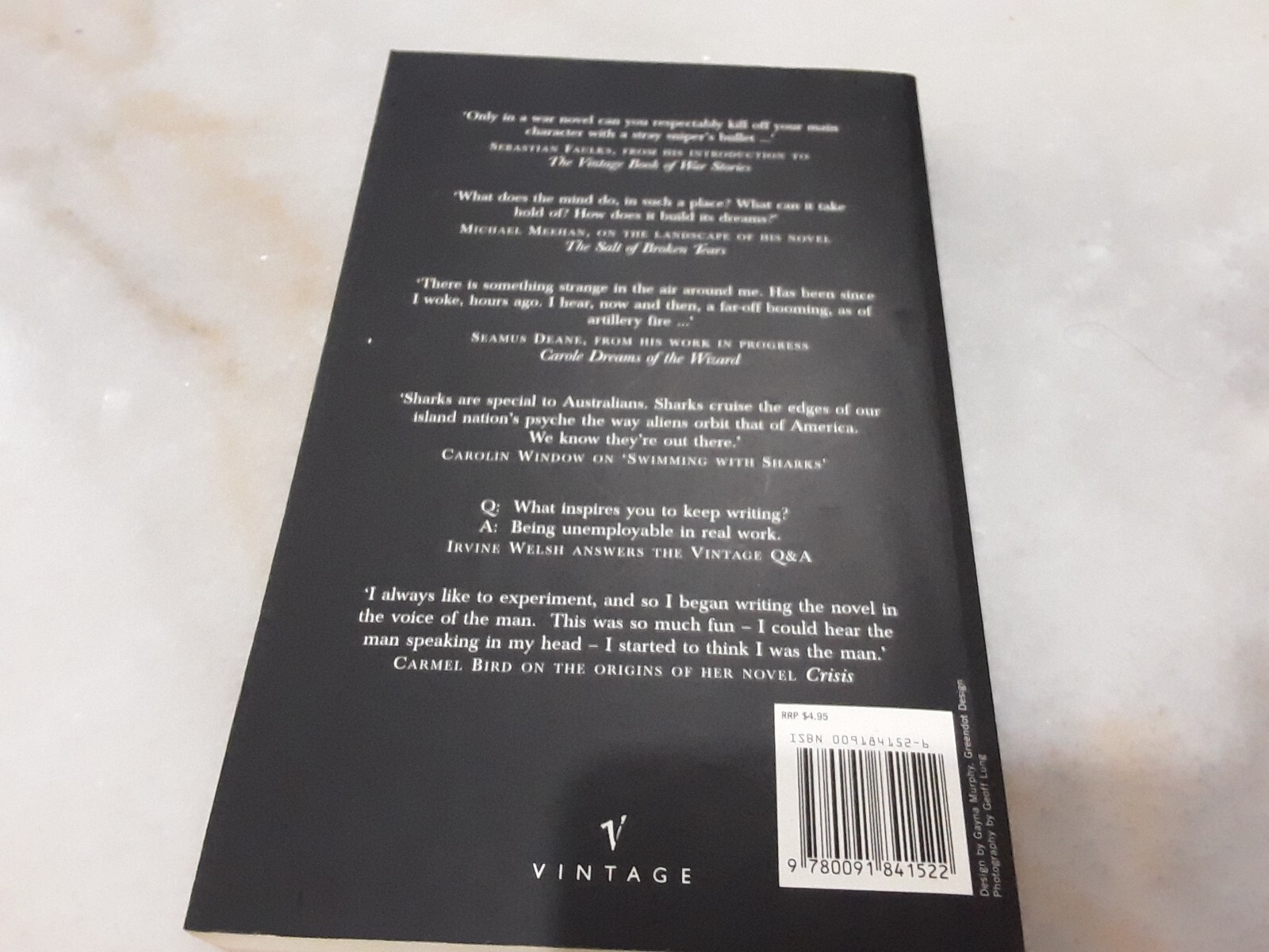 The Vintage Quarterly Number two / Winter 1999 Paperback Book