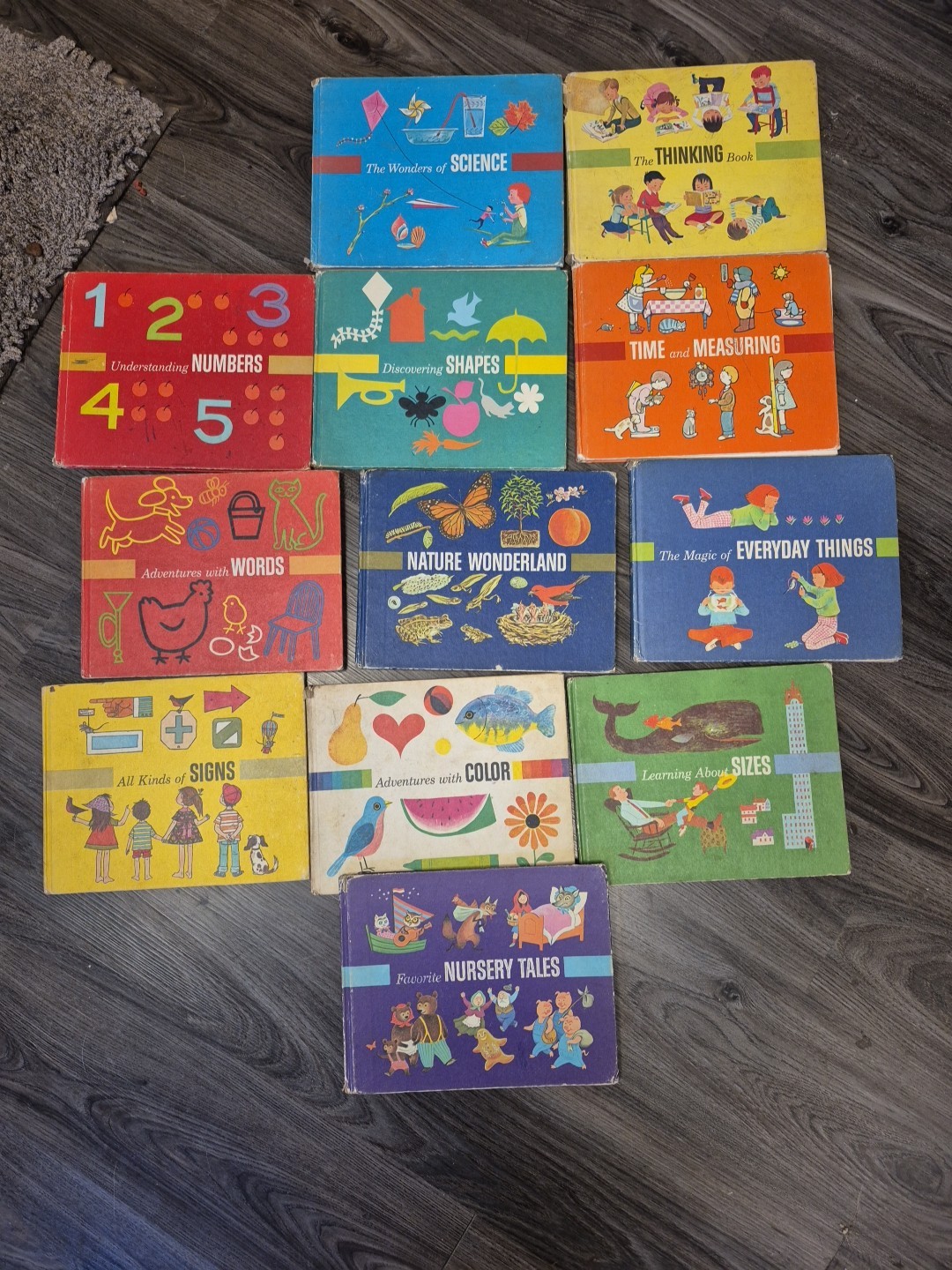12 Pre-School Library First Adventures in Learning Program 1970 Golden Press