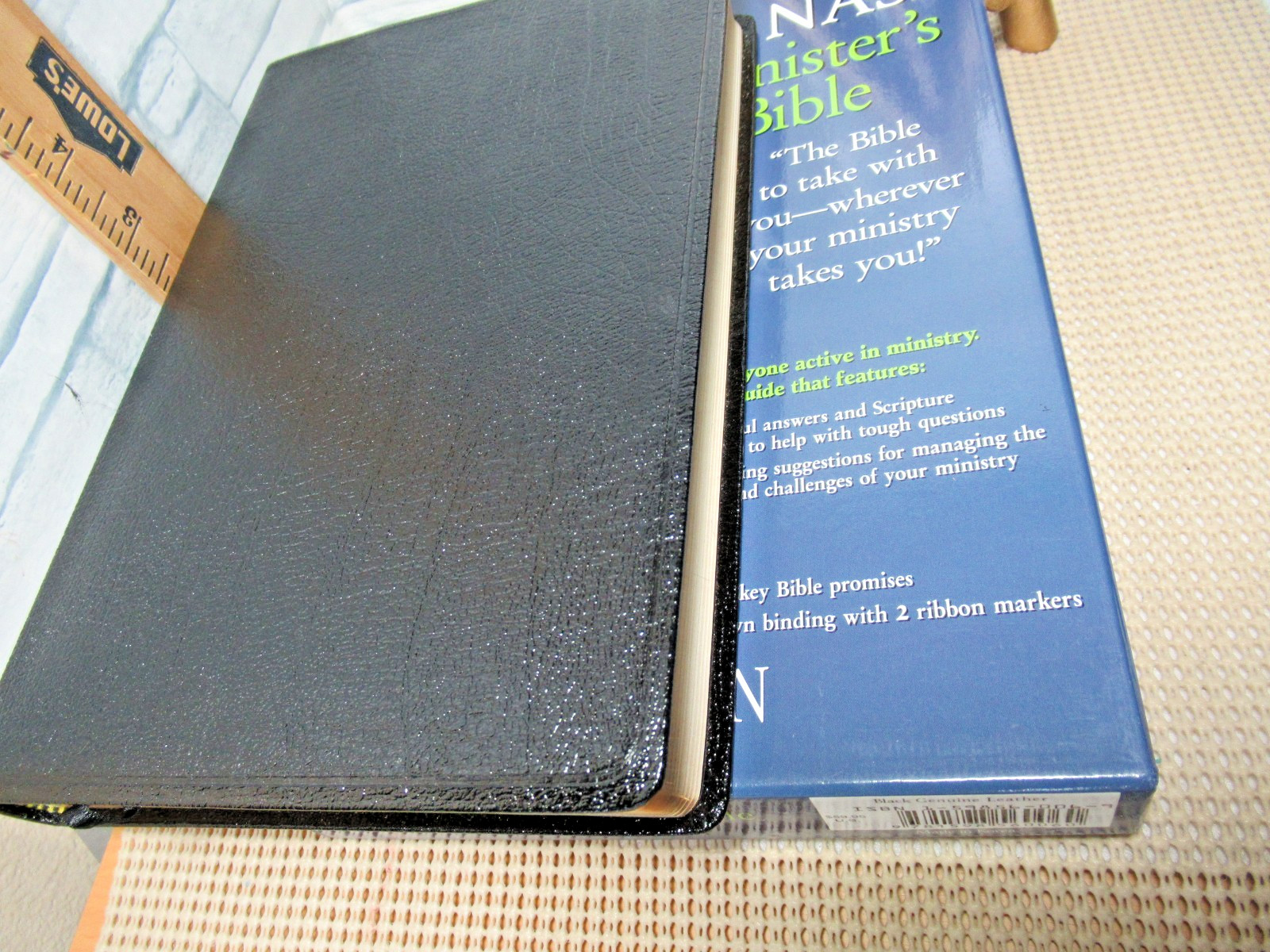 The NASB Minister’s Bible /Black Genuine Leather / Softcover / 2005/ with box