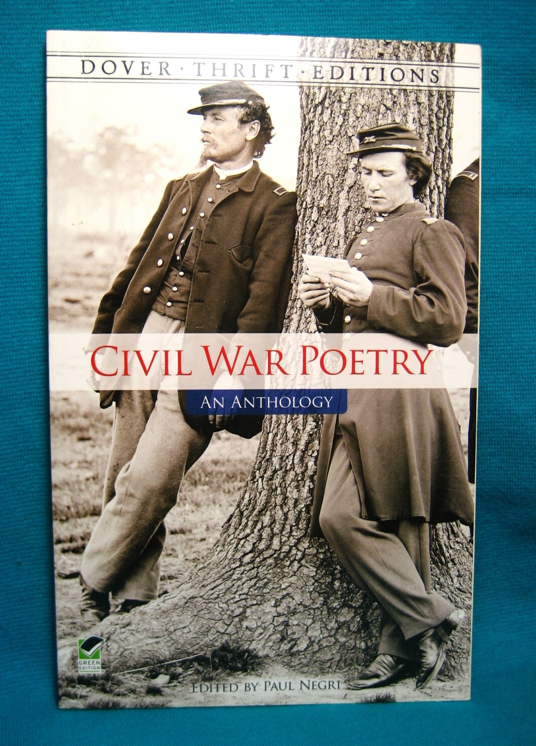 American Civil War Poetry An Anthology Soldiers Various Paul Negri Like NEW 1997