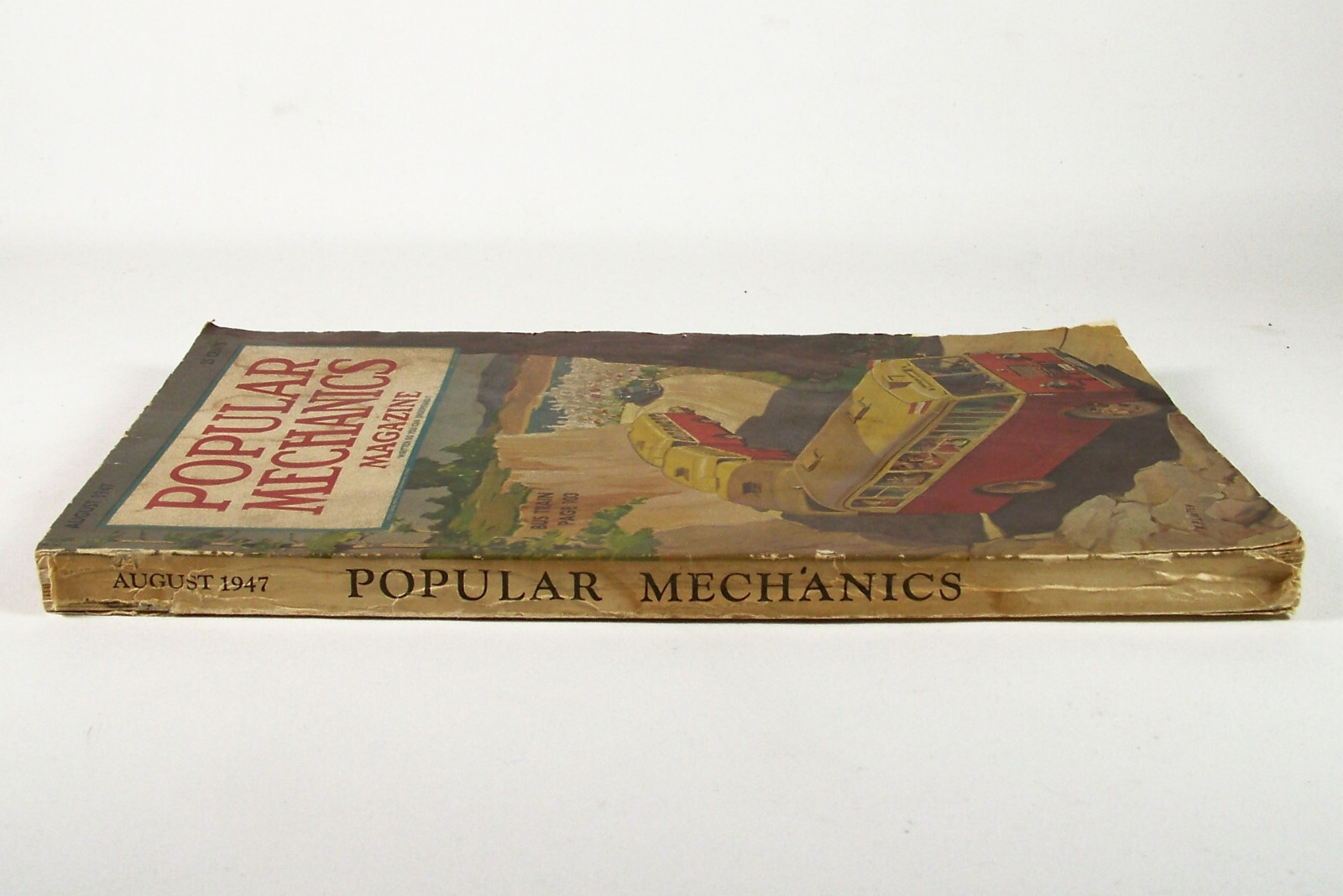 Popular Mechanics – August 1947 – Bus Train – 288 pages